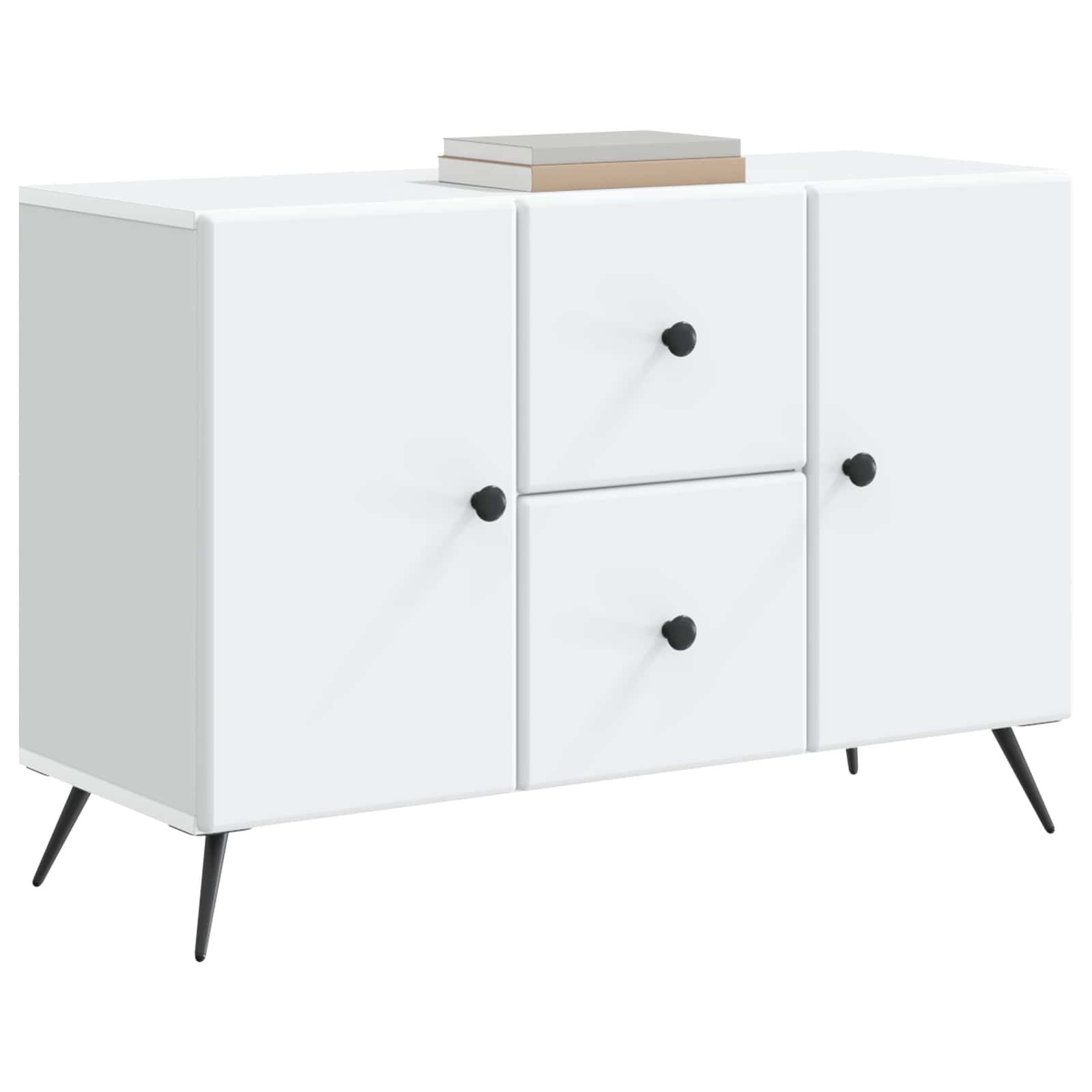 Buffet avec tiroir Blanc 89 x 34,5 x 60 cm Bois d'ingénierie - XIOS