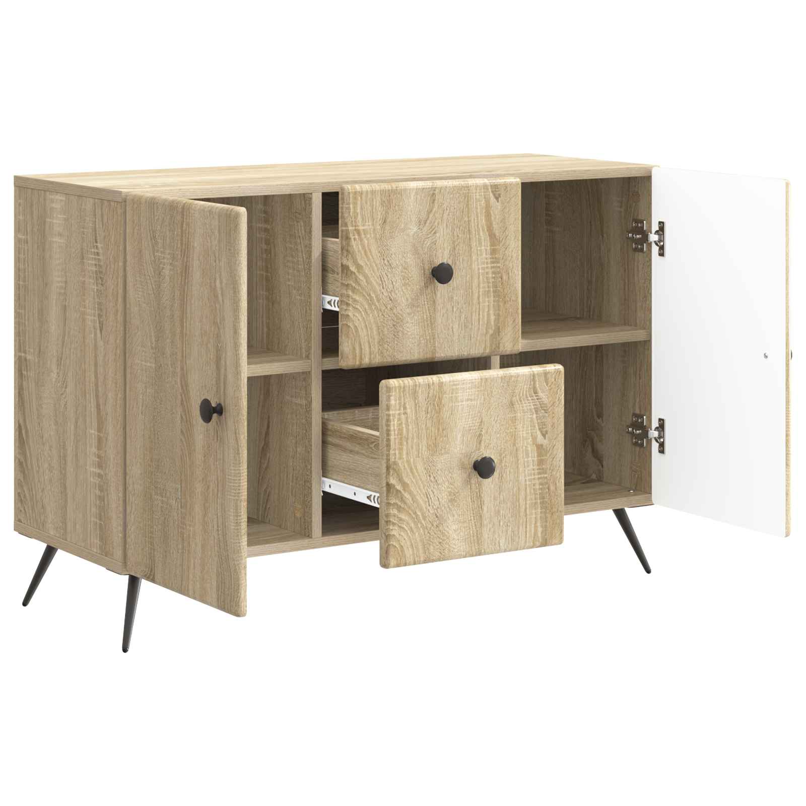 Buffet Chêne Sonoma 89 x 34,5 x 60 cm Bois d'ingénierie - XIOS