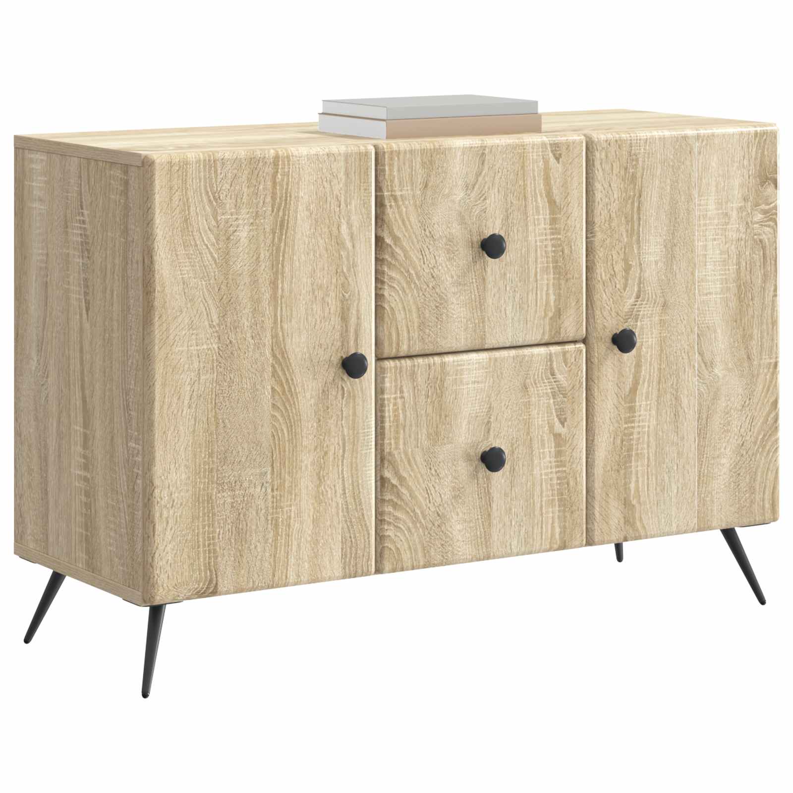 Buffet Chêne Sonoma 89 x 34,5 x 60 cm Bois d'ingénierie - XIOS