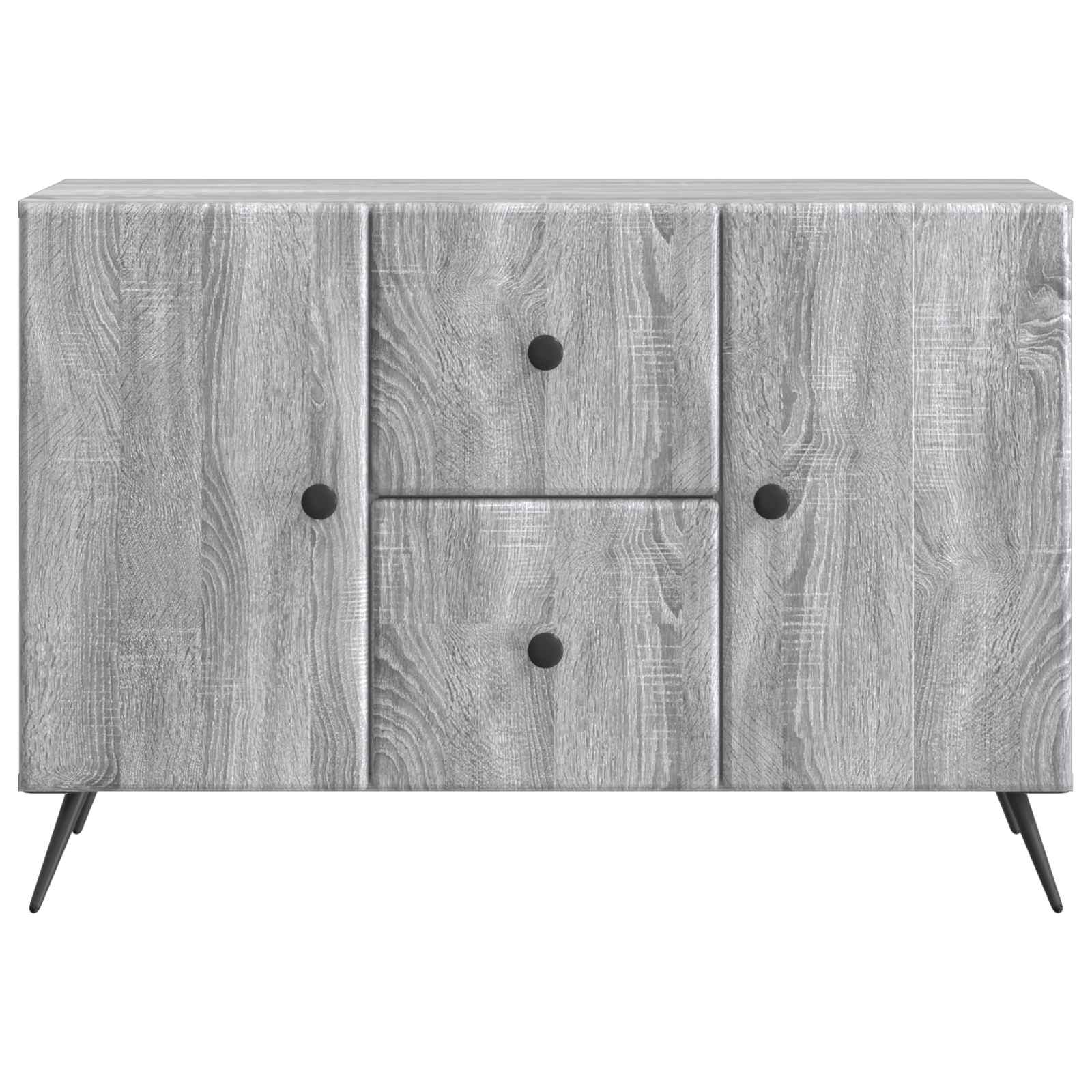 Buffet Sonoma gris 89 x 34,5 x 60 cm Bois d'ingénierie - XIOS