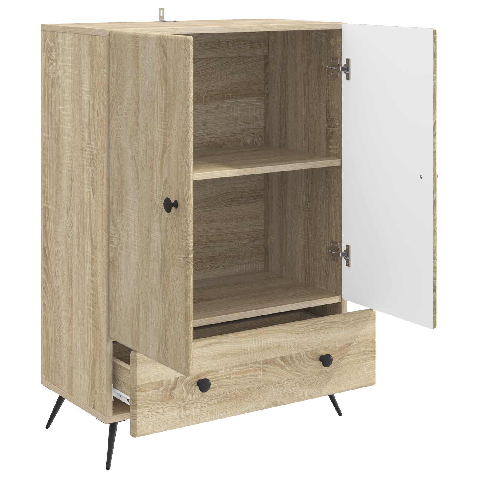 Buffet Chêne Sonoma 66 x 34,5 x 95 cm Bois d'ingénierie - XIOS