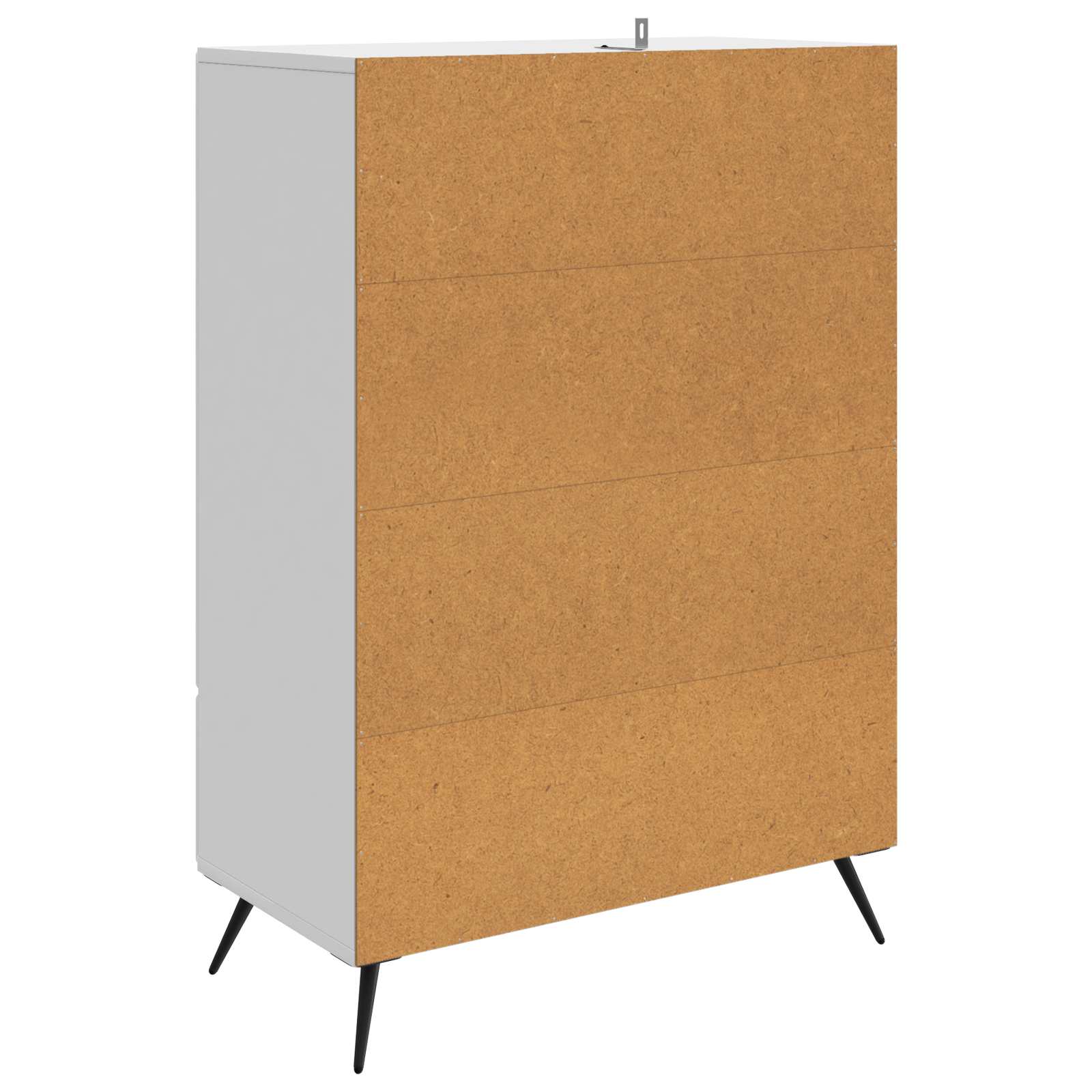 Buffet Blanc brillant 66 x 34,5 x 95 cm Bois d'ingénierie - XIOS