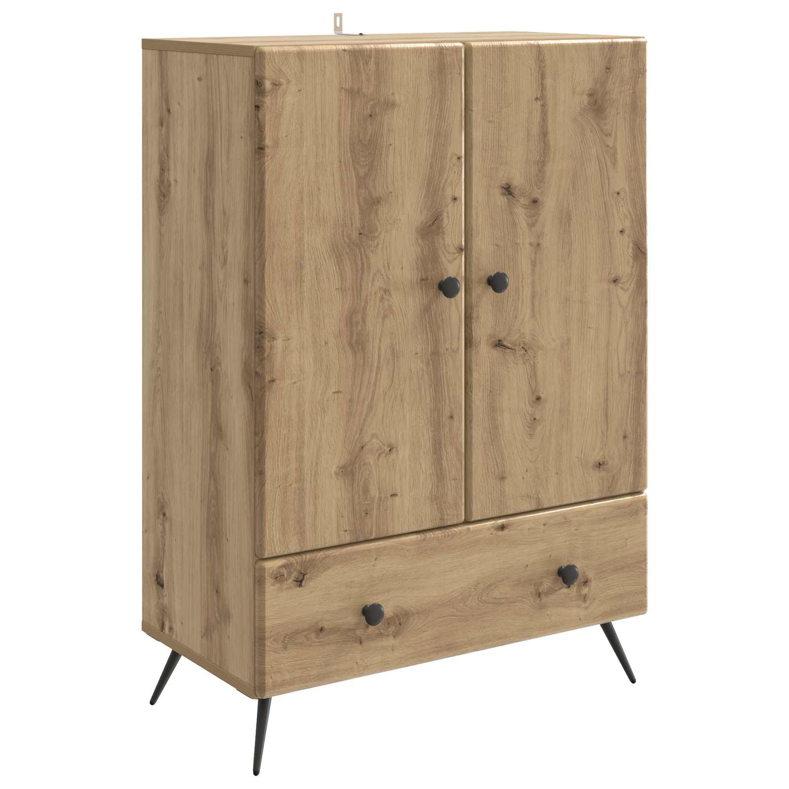 Buffet Chêne artisanal 66 x 34,5 x 95 cm Bois d'ingénierie - XIOS