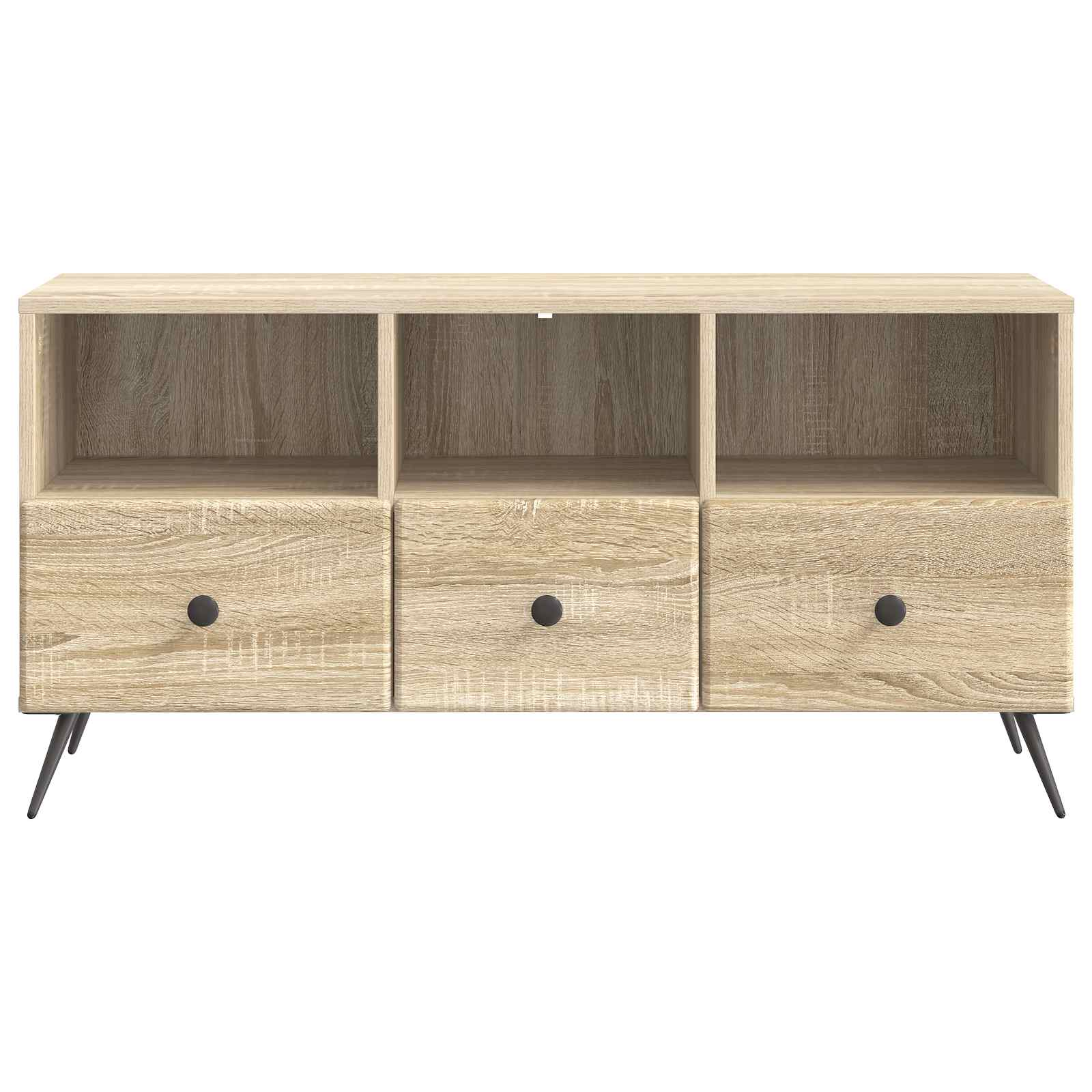Meuble TV Chêne Sonoma 102 x 34,5 x 50 cm Bois d'ingénierie - XIOS