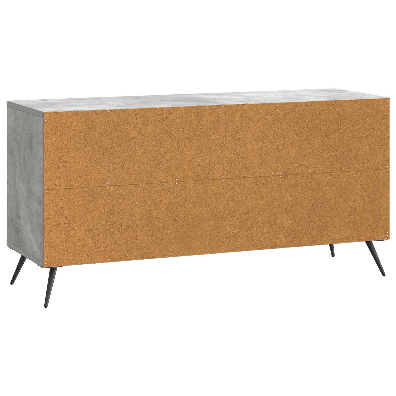 Meuble TV Gris béton 102 x 34,5 x 50 cm Bois d'ingénierie - XIOS
