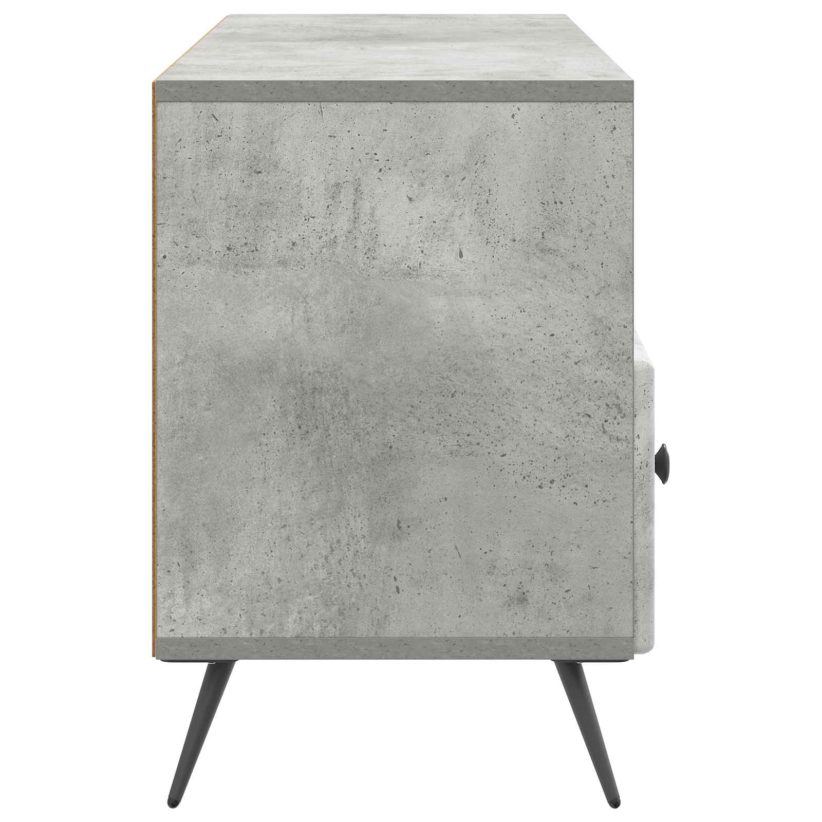 Meuble TV Gris béton 102 x 34,5 x 50 cm Bois d'ingénierie - XIOS