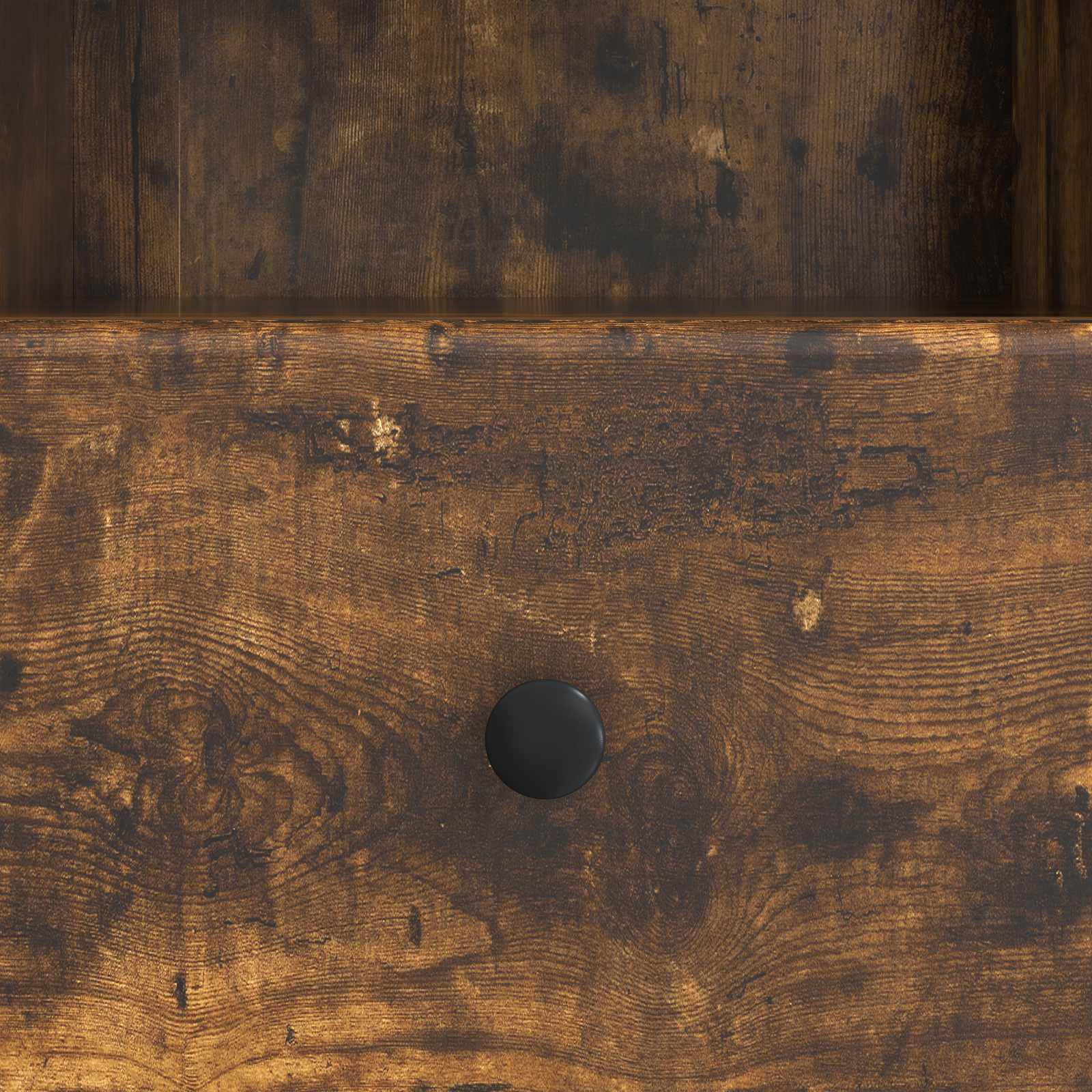 Meuble TV Chêne fumé 102 x 34,5 x 50 cm Bois d'ingénierie - XIOS