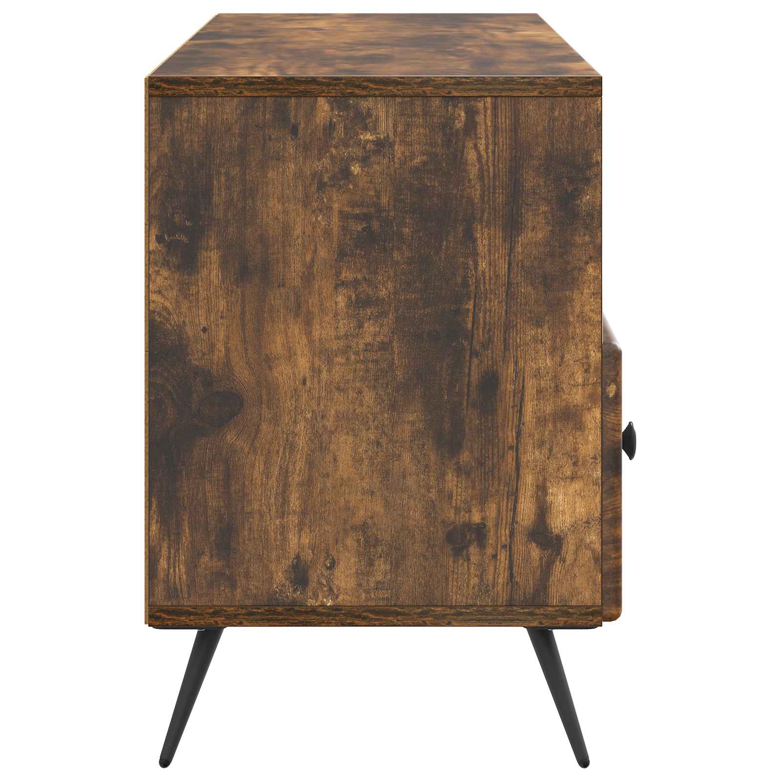 Meuble TV Chêne fumé 102 x 34,5 x 50 cm Bois d'ingénierie - XIOS