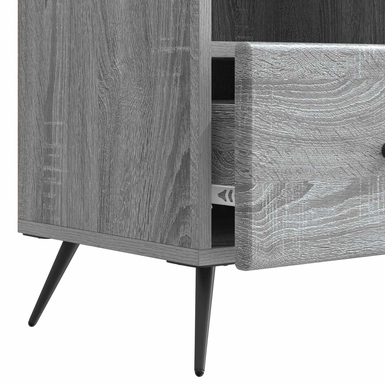 Meuble TV Sonoma gris 102 x 34,5 x 50 cm Bois d'ingénierie - XIOS