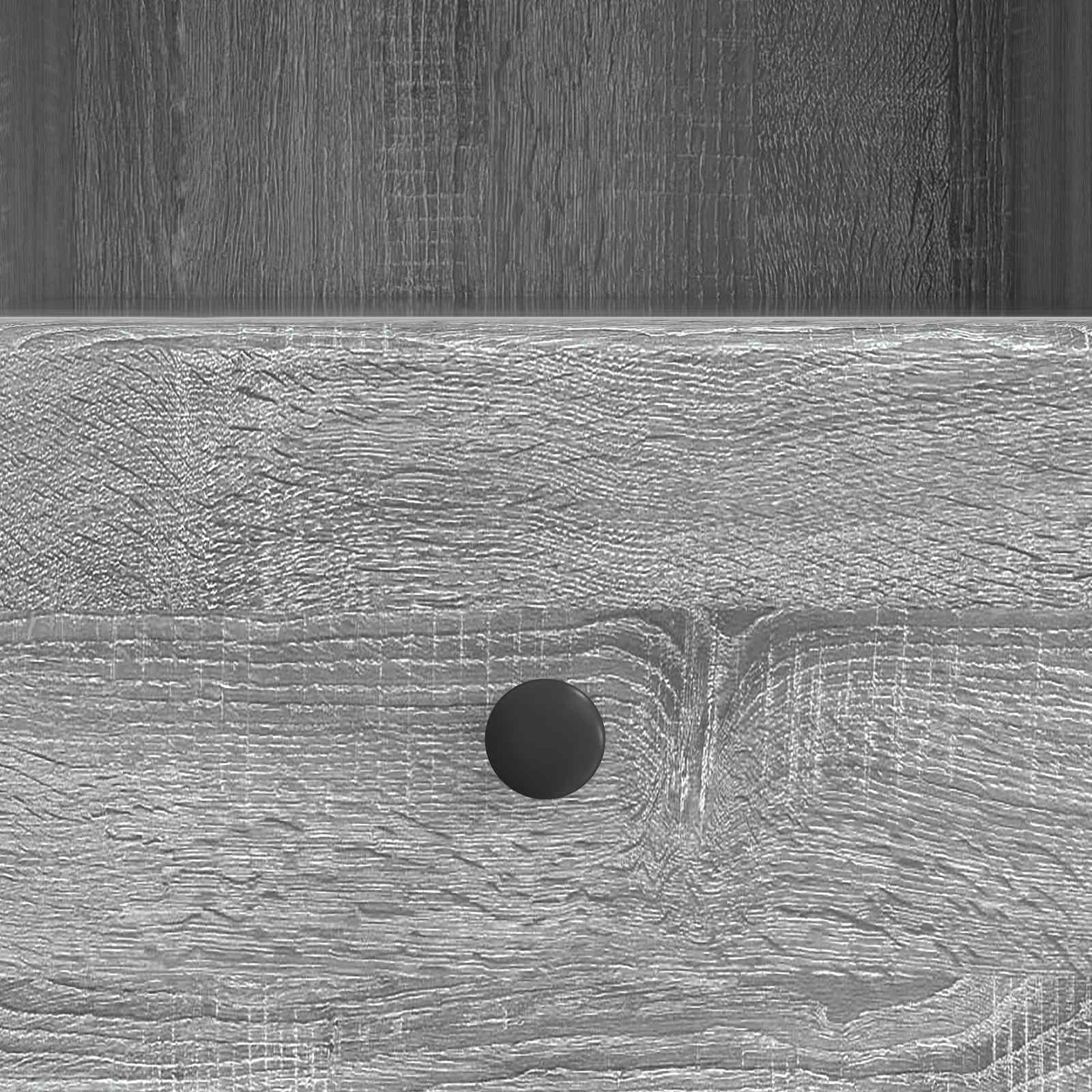 Meuble TV Sonoma gris 102 x 34,5 x 50 cm Bois d'ingénierie - XIOS