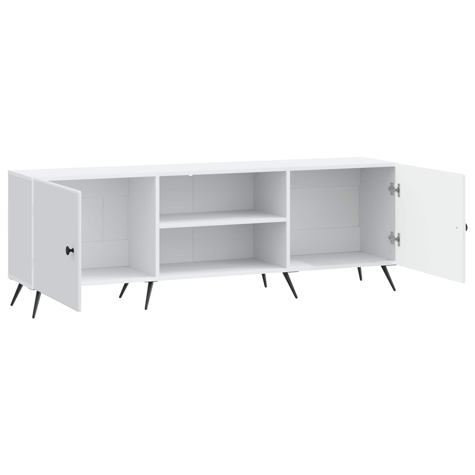Meuble TV Blanc 150 x 31 x 50 cm Bois d'ingénierie - XIOS