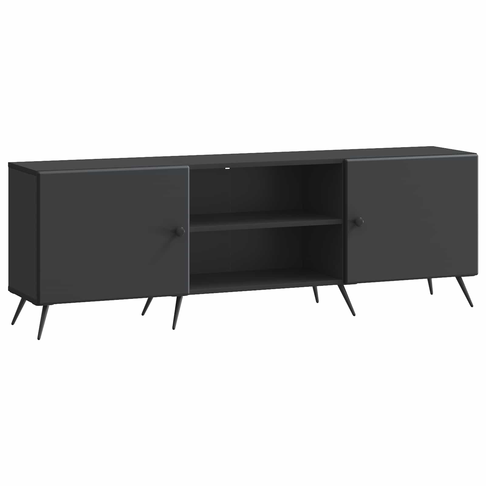 Meuble TV Noir 150 x 31 x 50 cm Bois d'ingénierie - XIOS