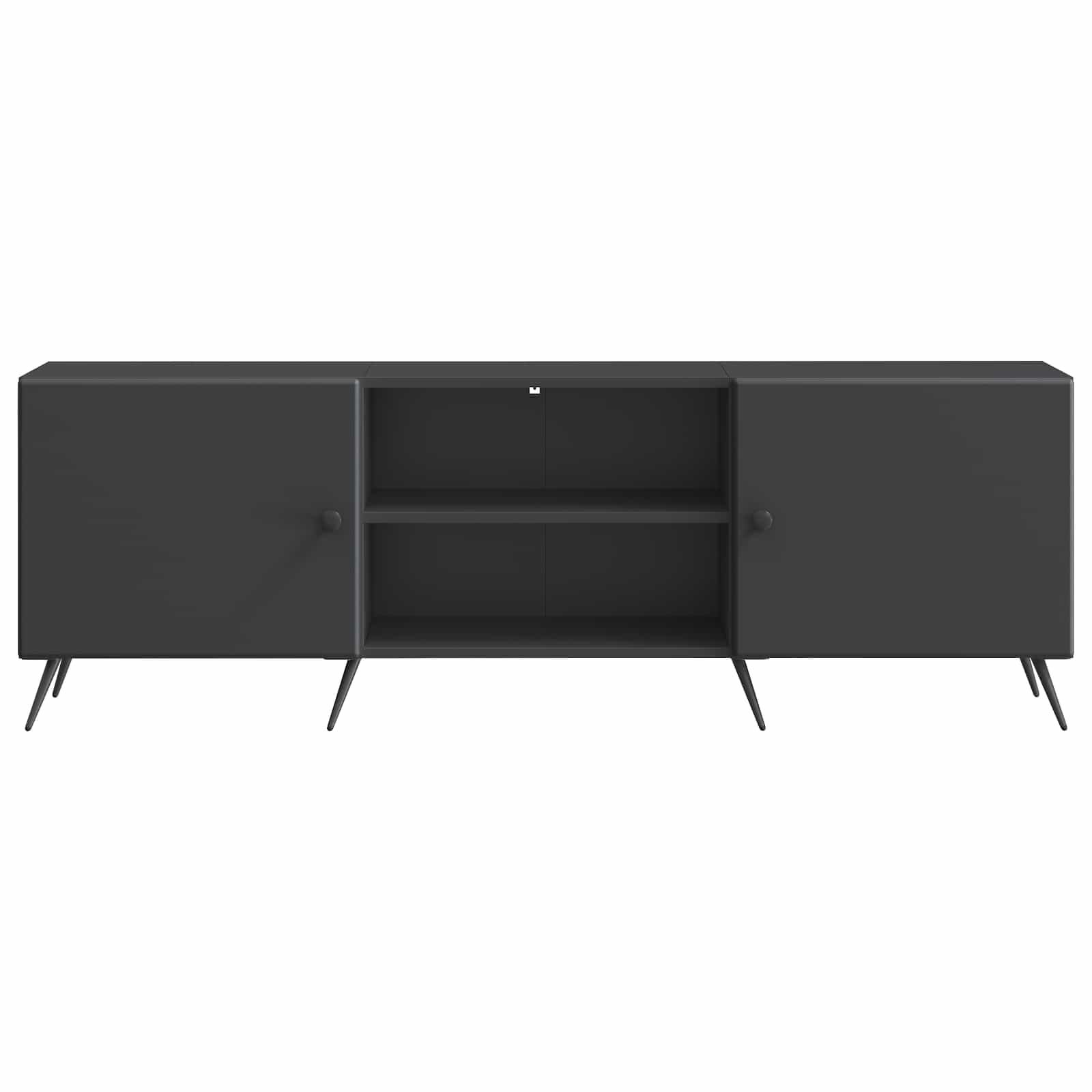 Meuble TV Noir 150 x 31 x 50 cm Bois d'ingénierie - XIOS