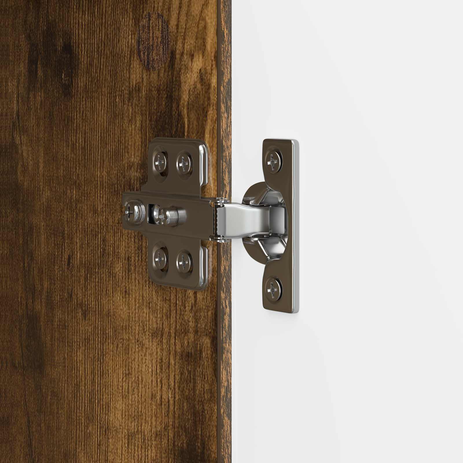 Meuble TV Chêne fumé 150 x 31 x 50 cm Bois d'ingénierie - XIOS