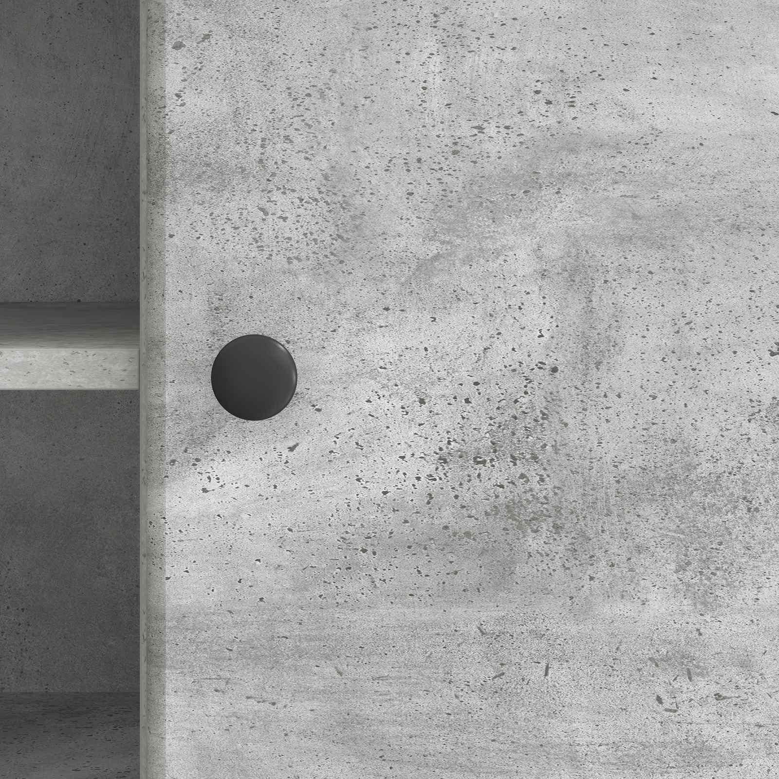 Meuble TV Gris béton 102 x 34,5 x 50 cm Bois d'ingénierie - XIOS