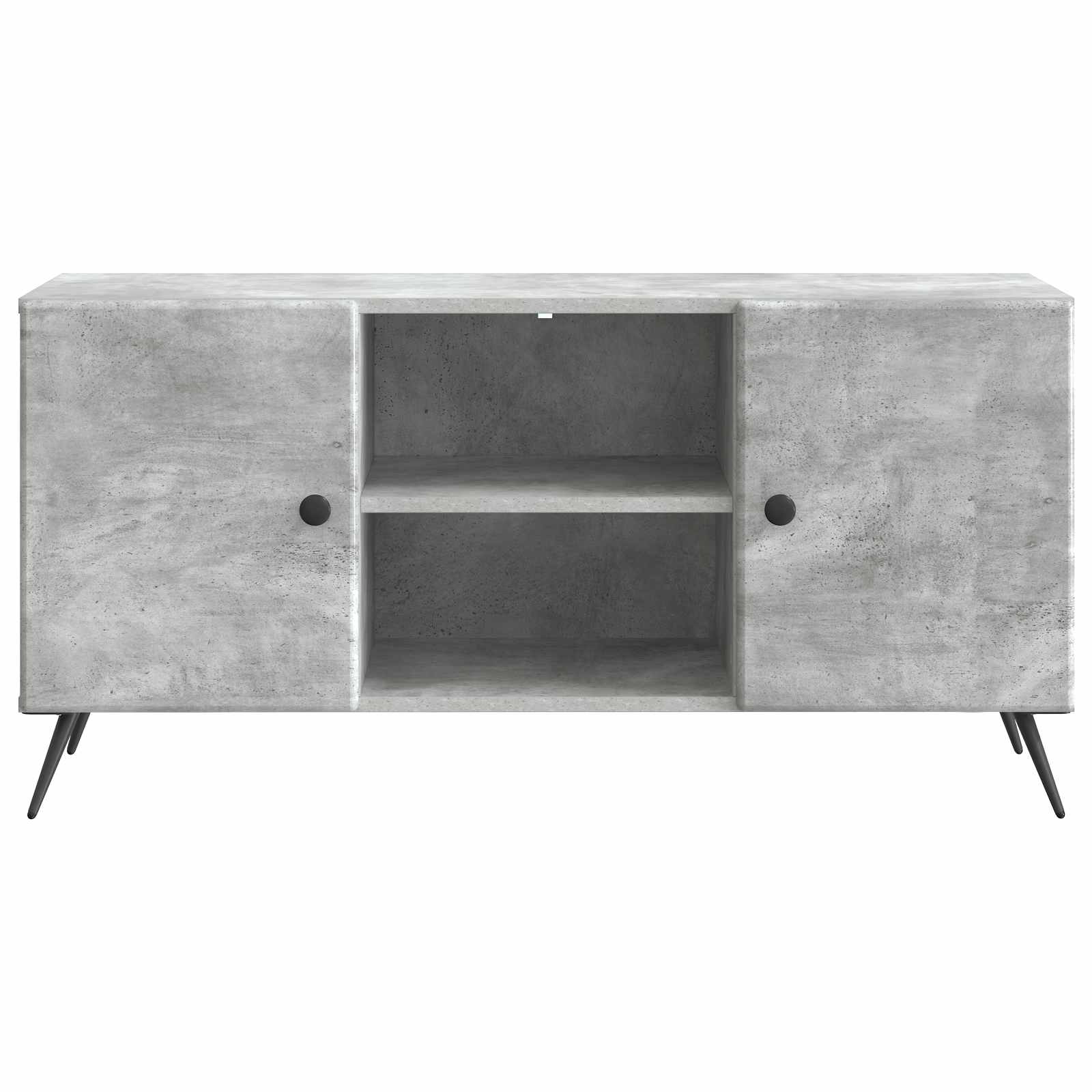 Meuble TV Gris béton 102 x 34,5 x 50 cm Bois d'ingénierie - XIOS