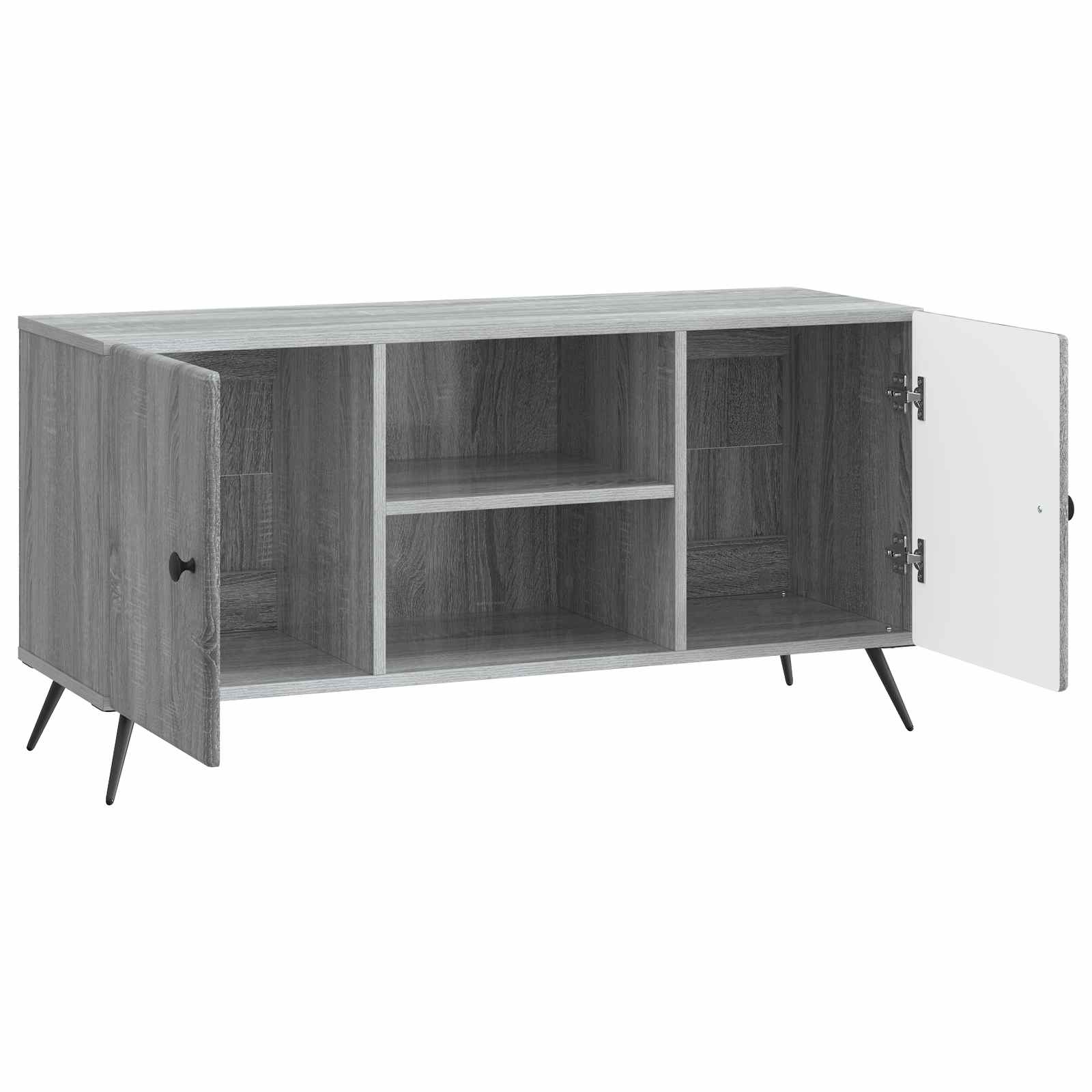 Meuble TV Sonoma gris 102 x 34,5 x 50 cm Bois d'ingénierie - XIOS