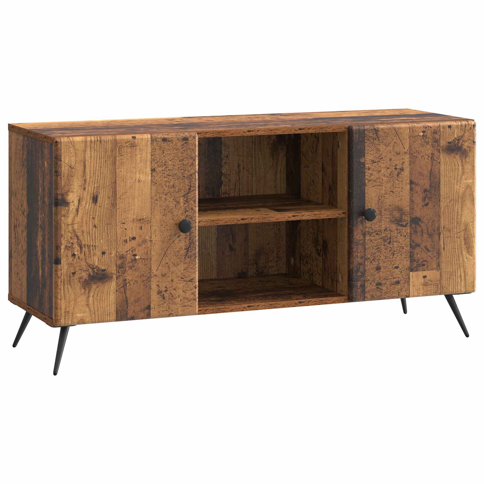 Meuble TV Bois ancien 102 x 34,5 x 50 cm Bois d'ingénierie - XIOS