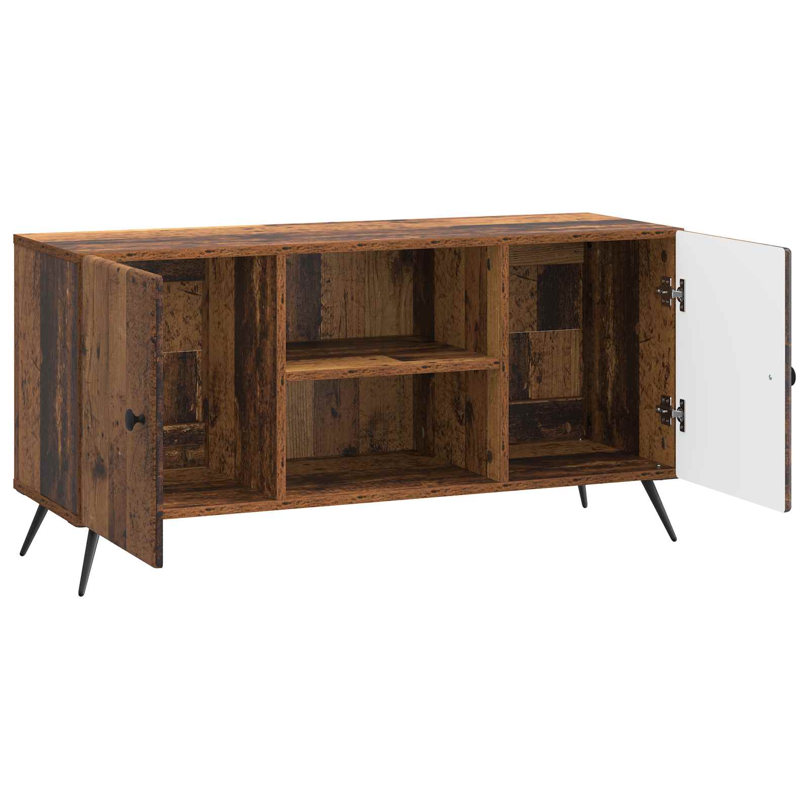 Meuble TV Bois ancien 102 x 34,5 x 50 cm Bois d'ingénierie - XIOS