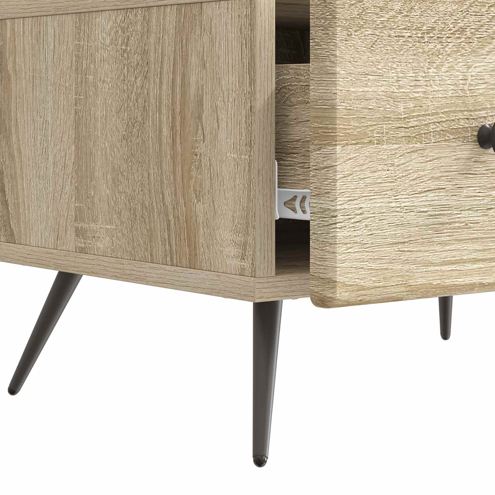 Meuble TV Chêne Sonoma 147 x 34,5 x 30 cm Bois d'ingénierie - XIOS