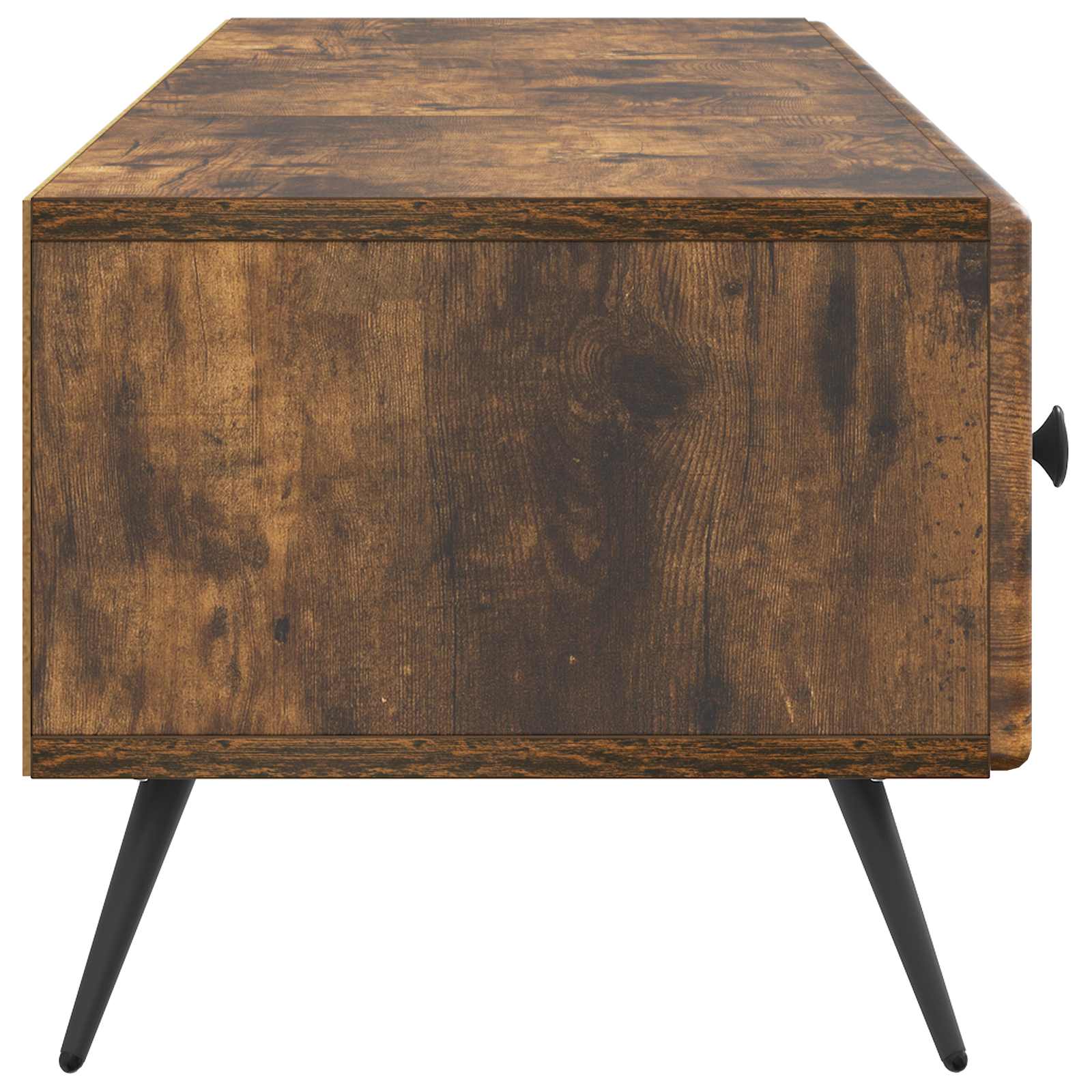 Meuble TV Chêne fumé 147 x 34,5 x 30 cm Bois d'ingénierie - XIOS