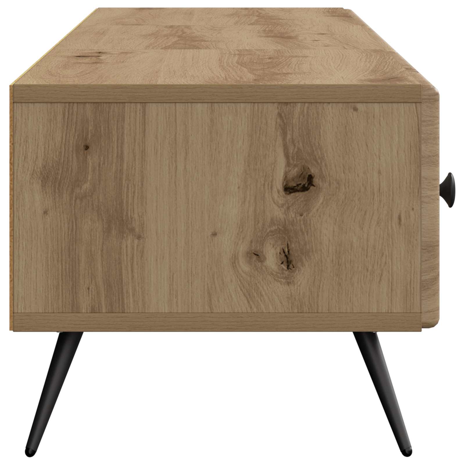 Meuble TV Chêne artisanal 147 x 34,5 x 30 cm Bois d'ingénierie - XIOS