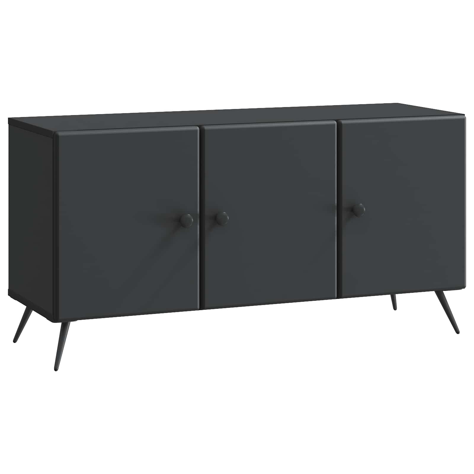 Meuble TV Noir 99 x 34,5 x 50 cm Bois d'ingénierie - XIOS