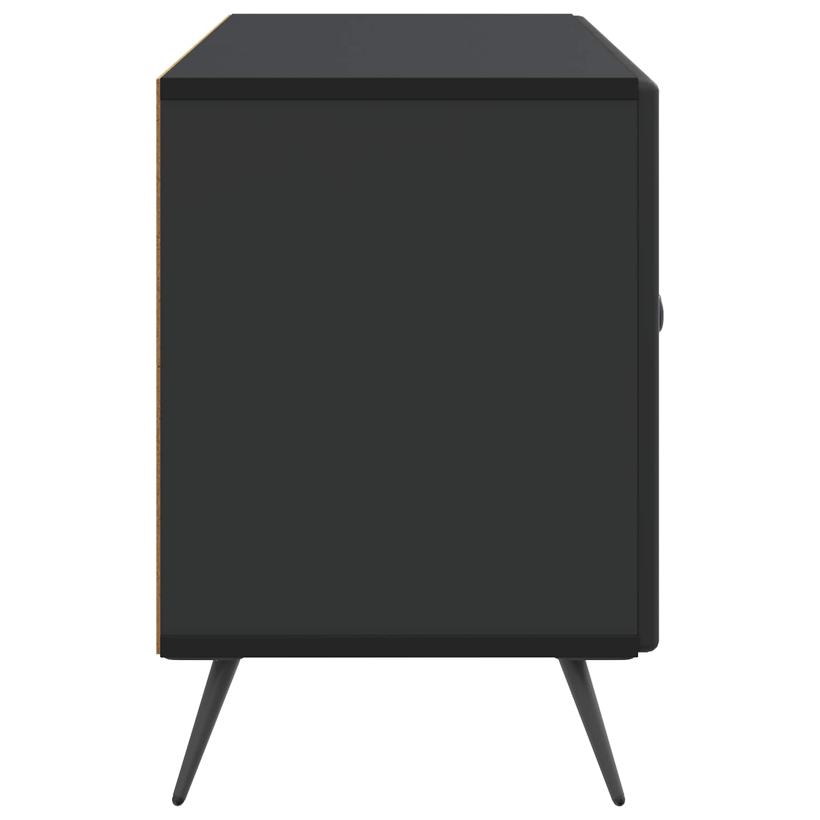 Meuble TV Noir 99 x 34,5 x 50 cm Bois d'ingénierie - XIOS