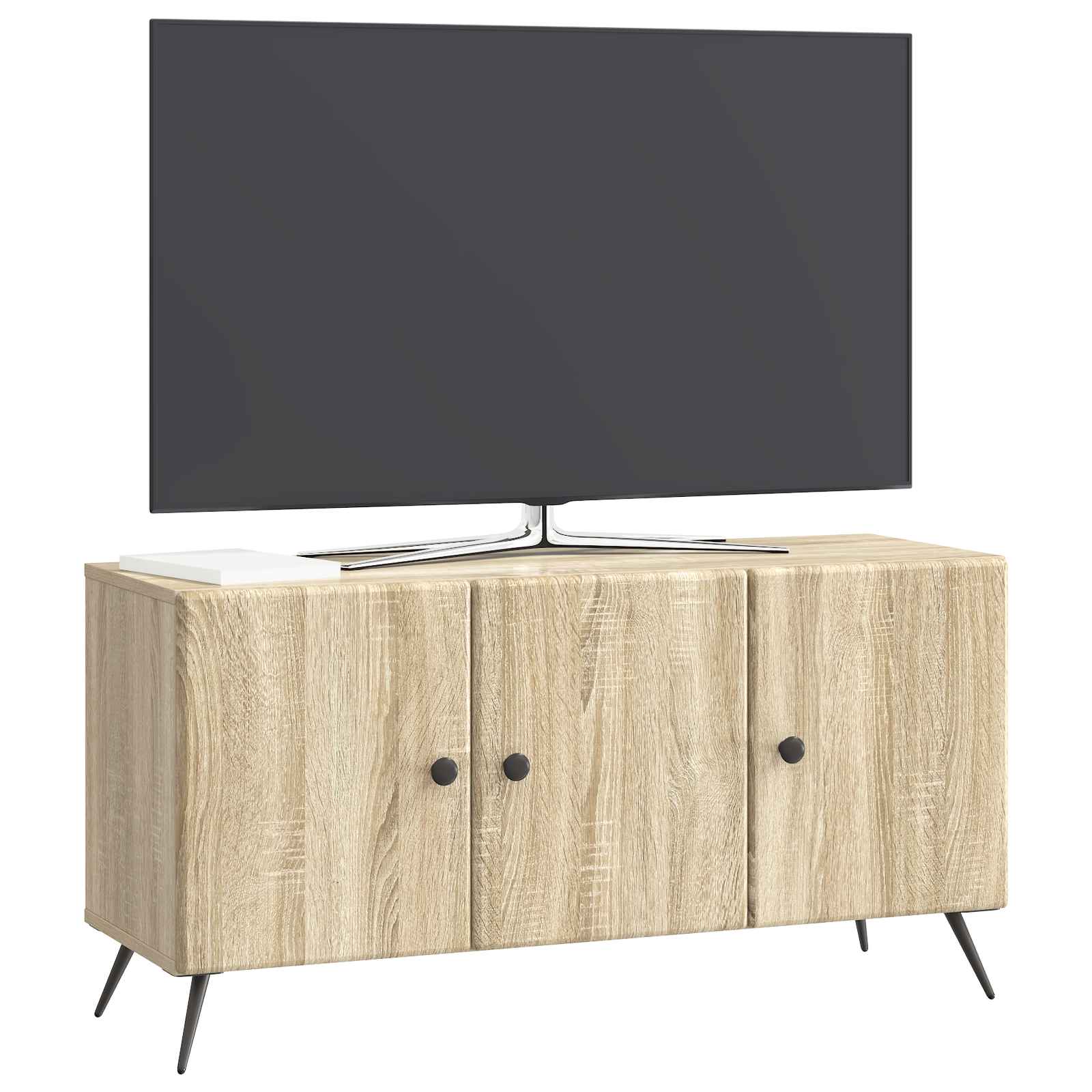 Meuble TV Chêne Sonoma 99 x 34,5 x 50 cm Bois d'ingénierie - XIOS