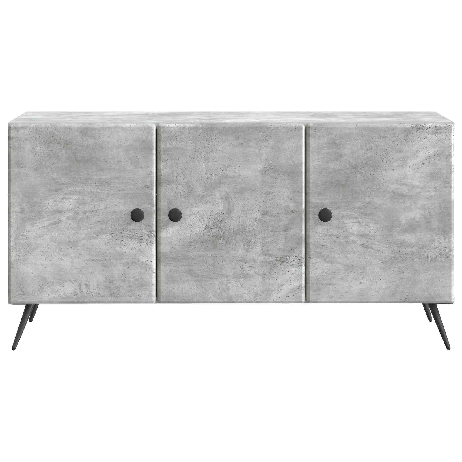 Meuble TV Gris béton 99 x 34,5 x 50 cm Bois d'ingénierie - XIOS
