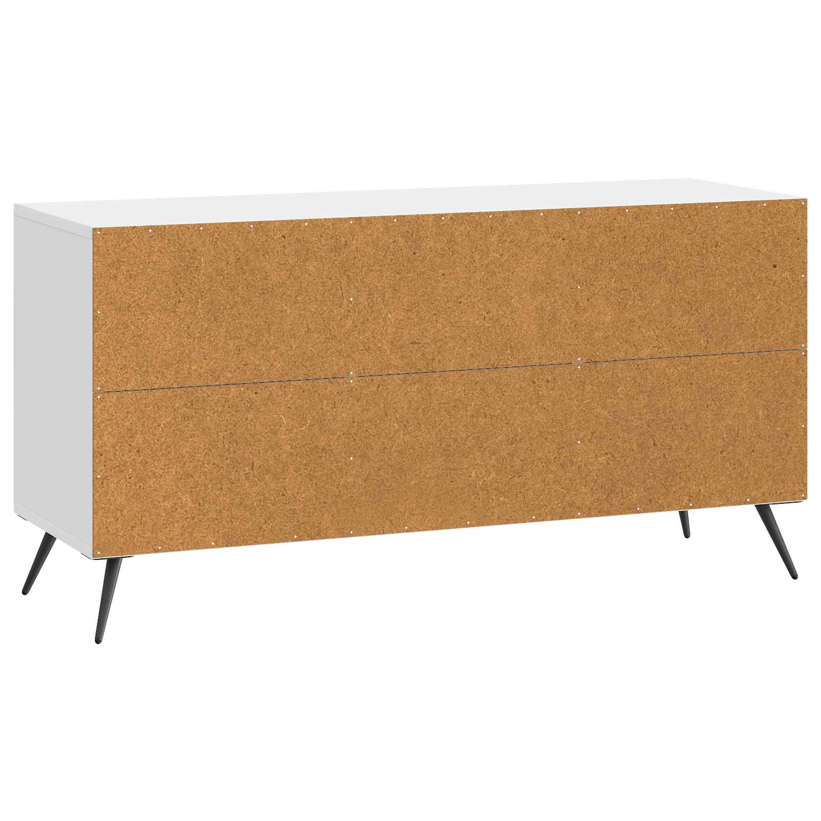 Meuble TV Blanc brillant 99 x 34,5 x 50 cm Bois d'ingénierie - XIOS