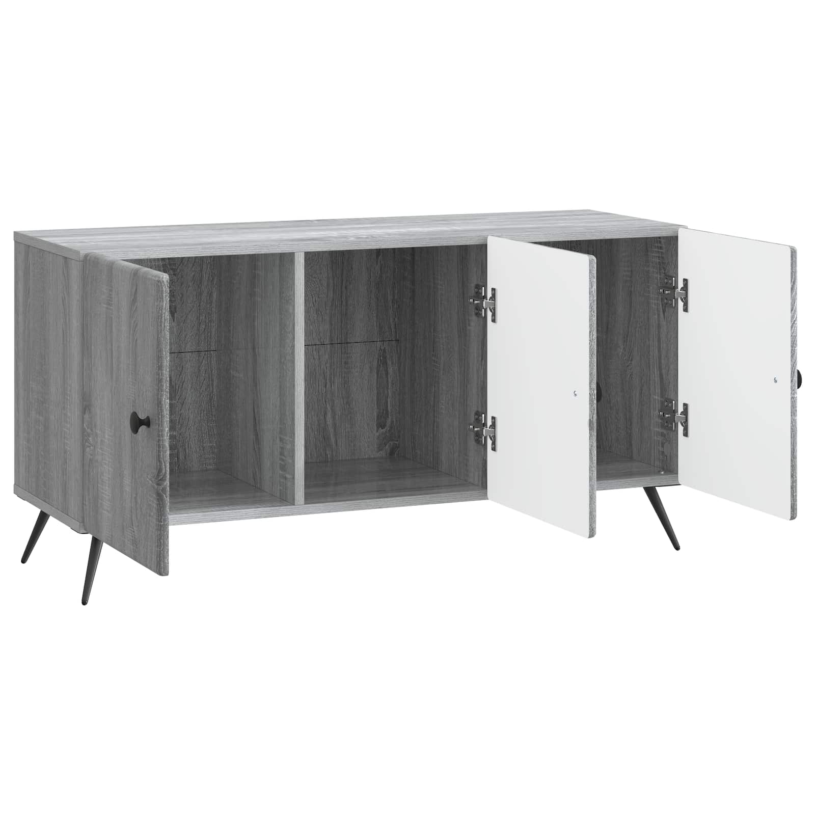 Meuble TV Sonoma gris 99 x 34,5 x 50 cm Bois d'ingénierie - XIOS