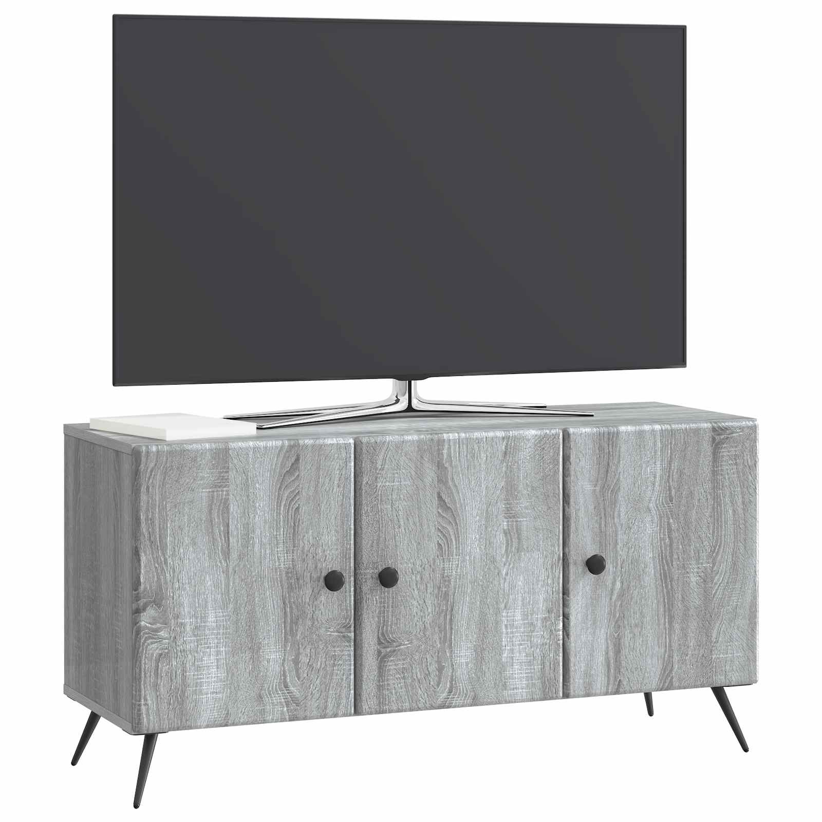 Meuble TV Sonoma gris 99 x 34,5 x 50 cm Bois d'ingénierie - XIOS