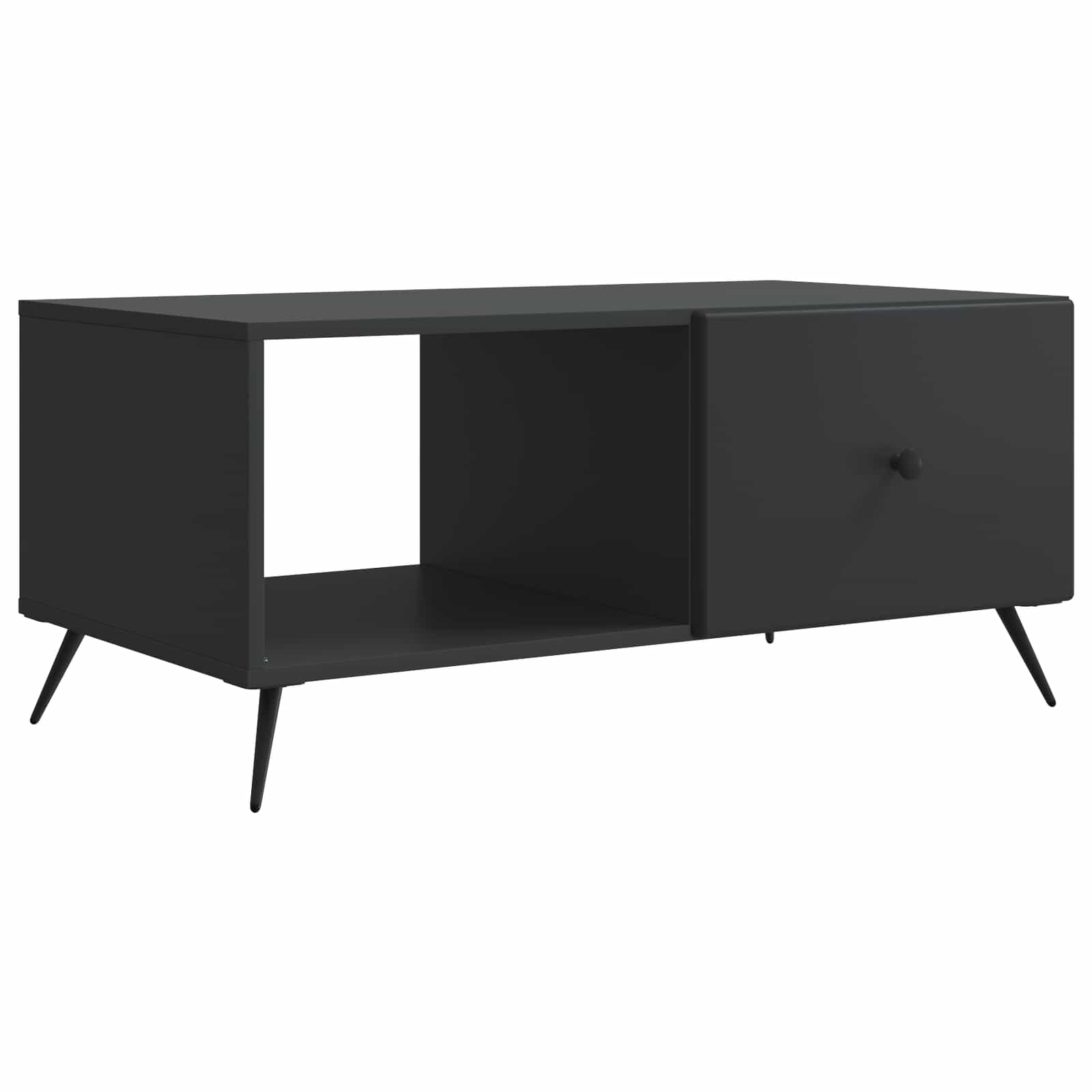 Table basse Noir 90 x 50 x 40 cm Bois d'ingénierie - XIOS