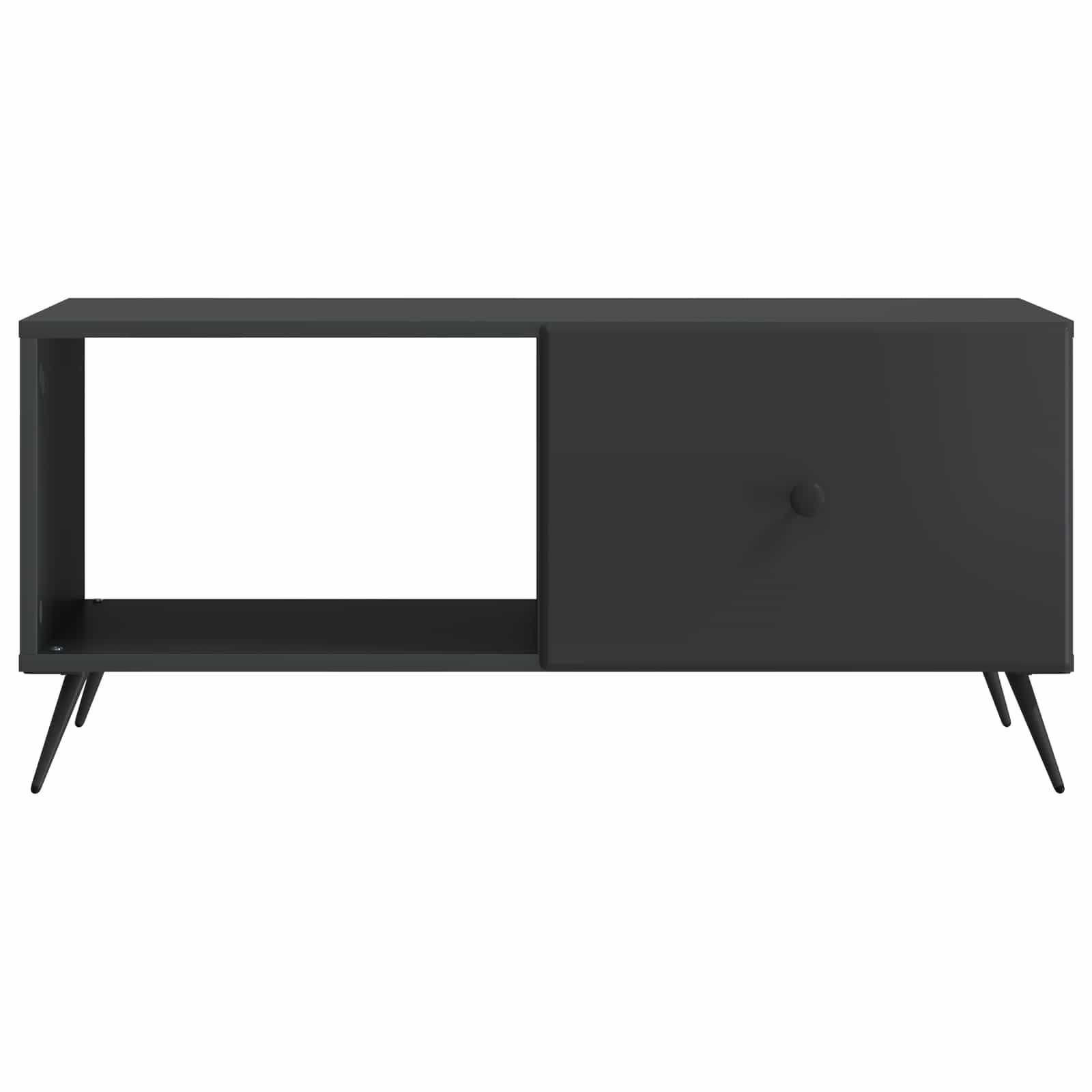 Table basse Noir 90 x 50 x 40 cm Bois d'ingénierie - XIOS