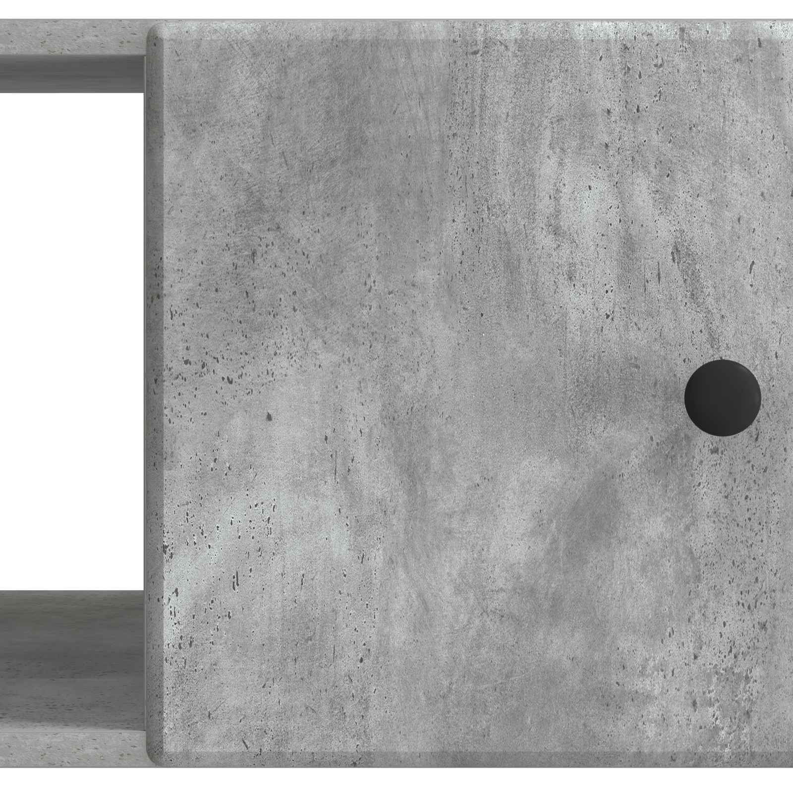 Table basse Gris béton 90 x 50 x 40 cm Bois d'ingénierie - XIOS