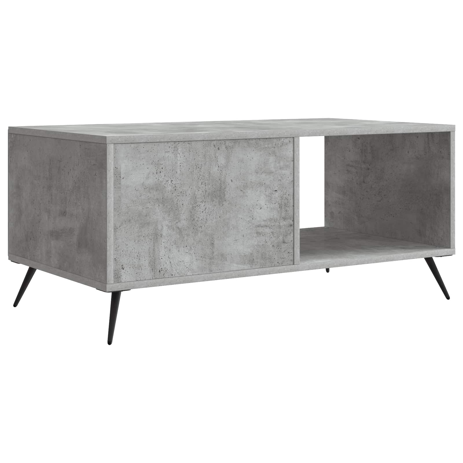 Table basse Gris béton 90 x 50 x 40 cm Bois d'ingénierie - XIOS