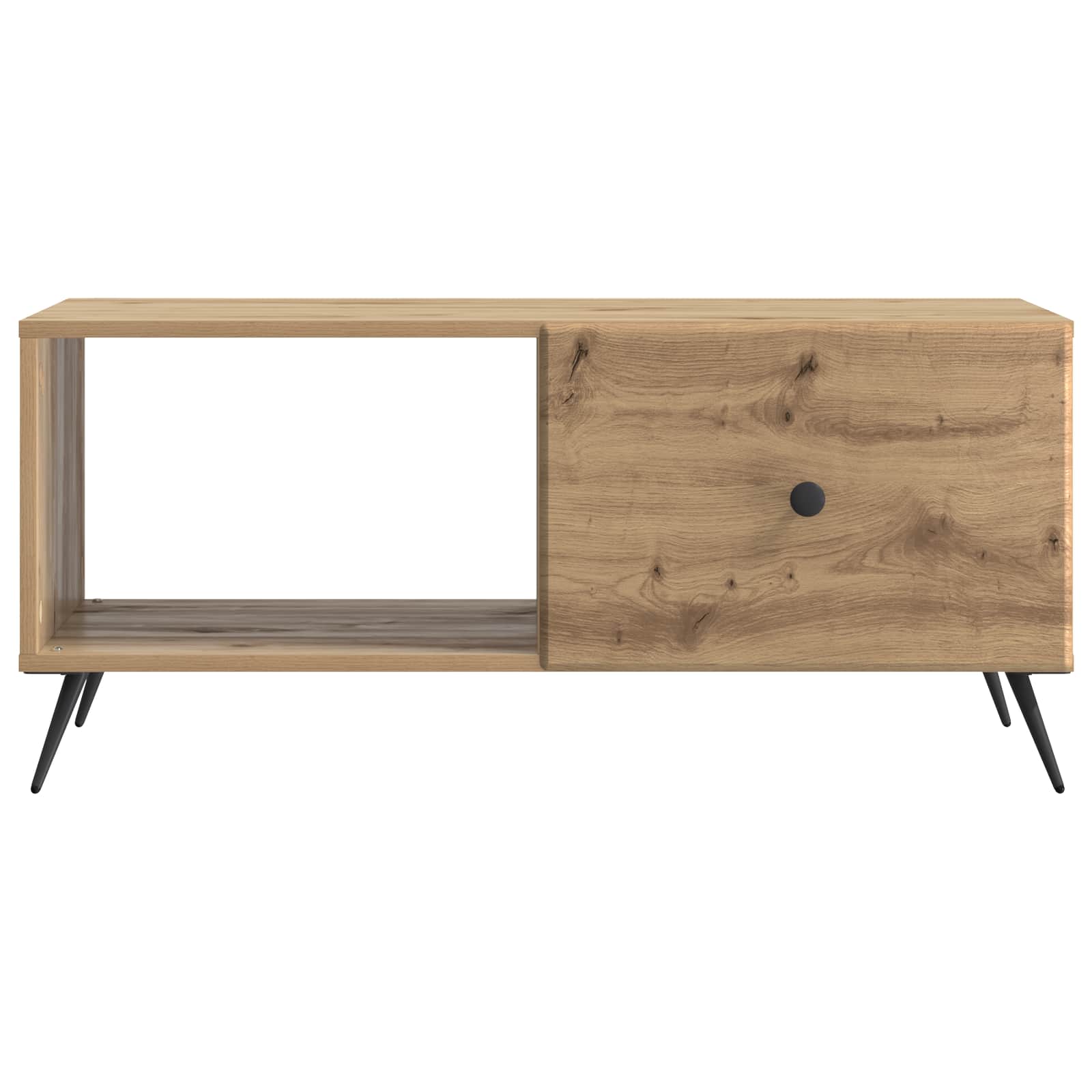 Table basse Chêne artisanal 90 x 50 x 40 cm Bois d'ingénierie - XIOS