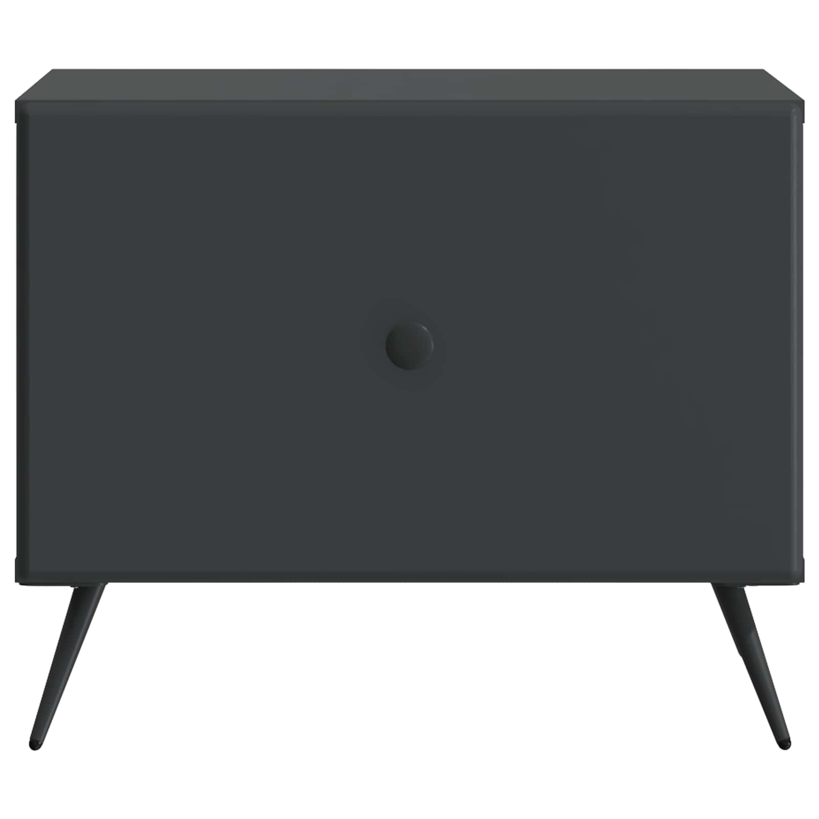 Table basse avec tiroir Noir 49 x 50 x 40 cm Bois d'ingénierie - XIOS
