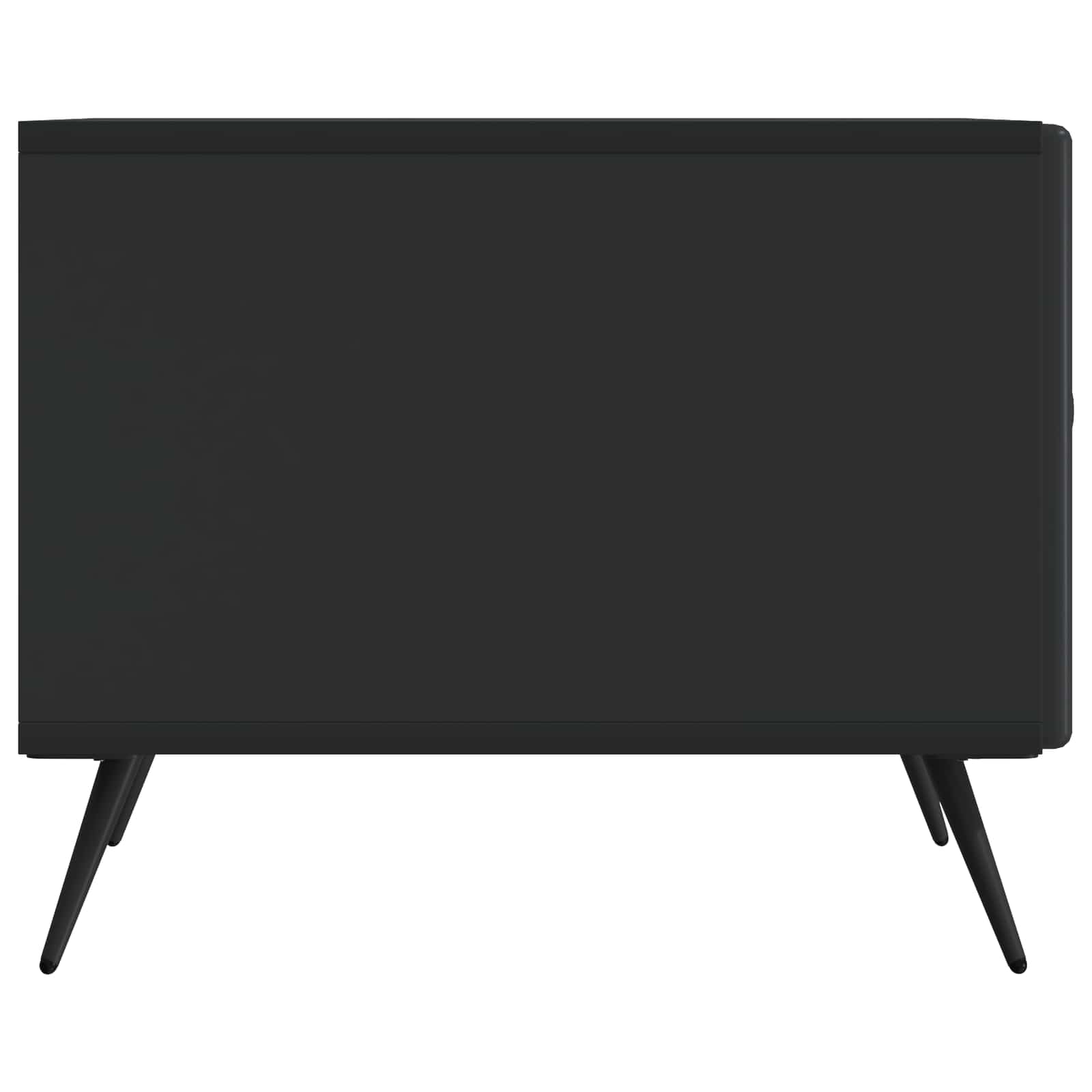 Table basse avec tiroir Noir 49 x 50 x 40 cm Bois d'ingénierie - XIOS