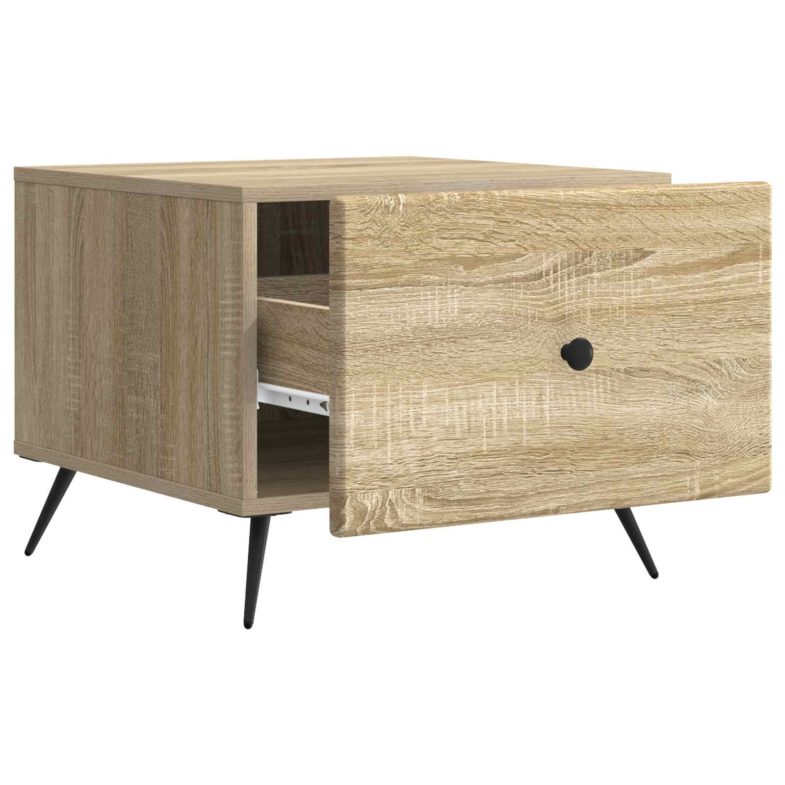 Table basse Chêne Sonoma 49 x 50 x 40 cm Bois d'ingénierie - XIOS