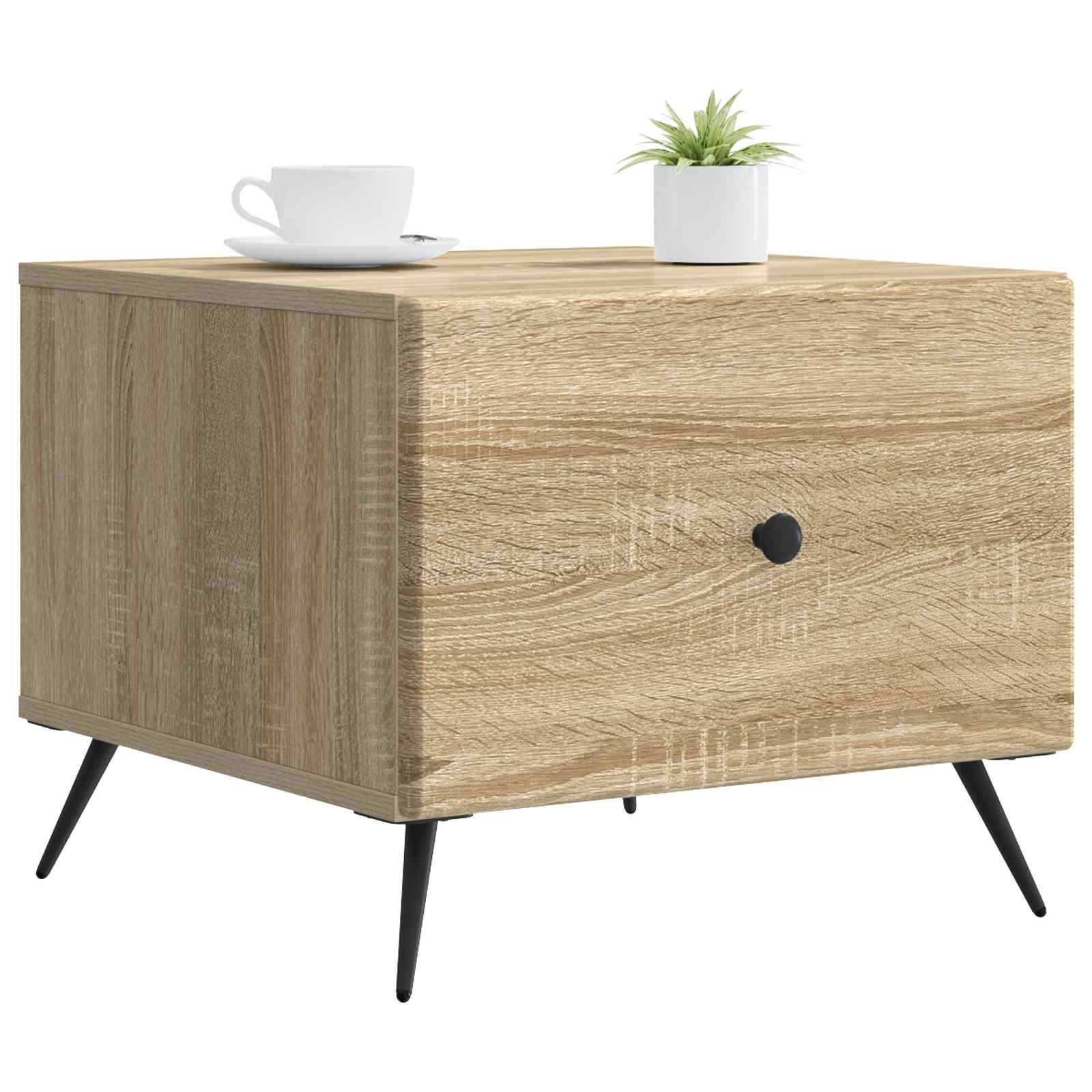 Table basse Chêne Sonoma 49 x 50 x 40 cm Bois d'ingénierie - XIOS