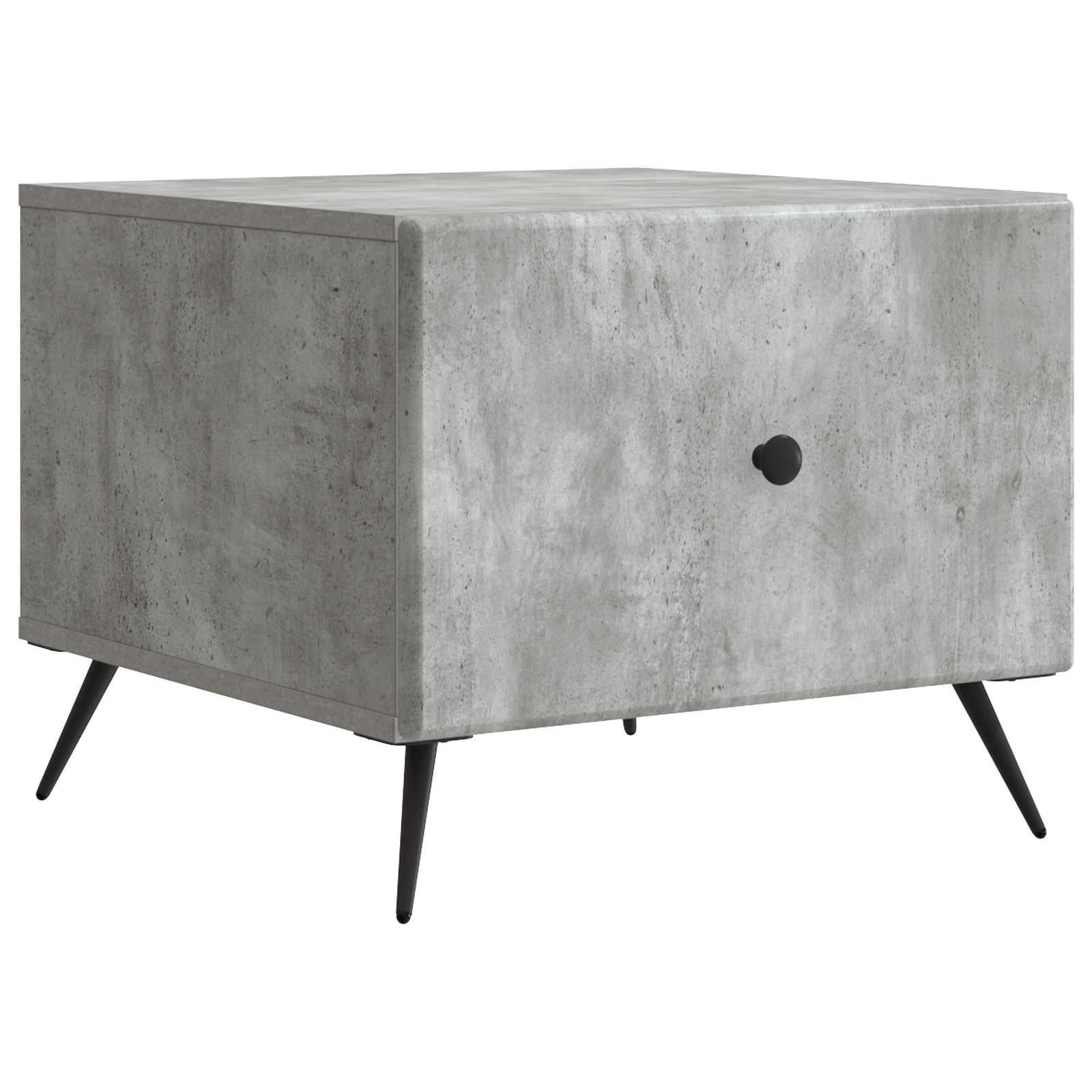 Table basse Gris béton 49 x 50 x 40 cm Bois d'ingénierie - XIOS