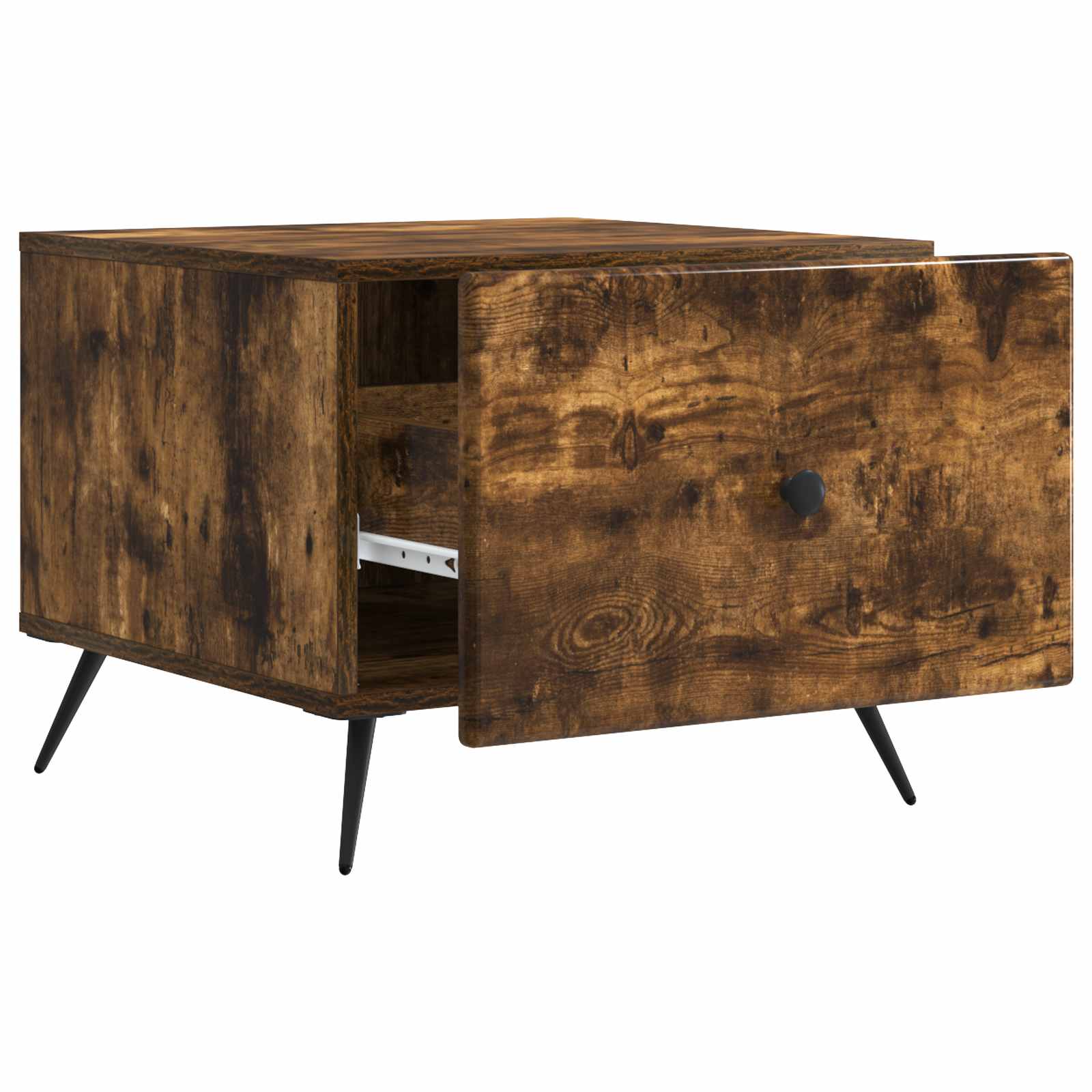 Table basse Chêne fumé 49 x 50 x 40 cm Bois d'ingénierie - XIOS