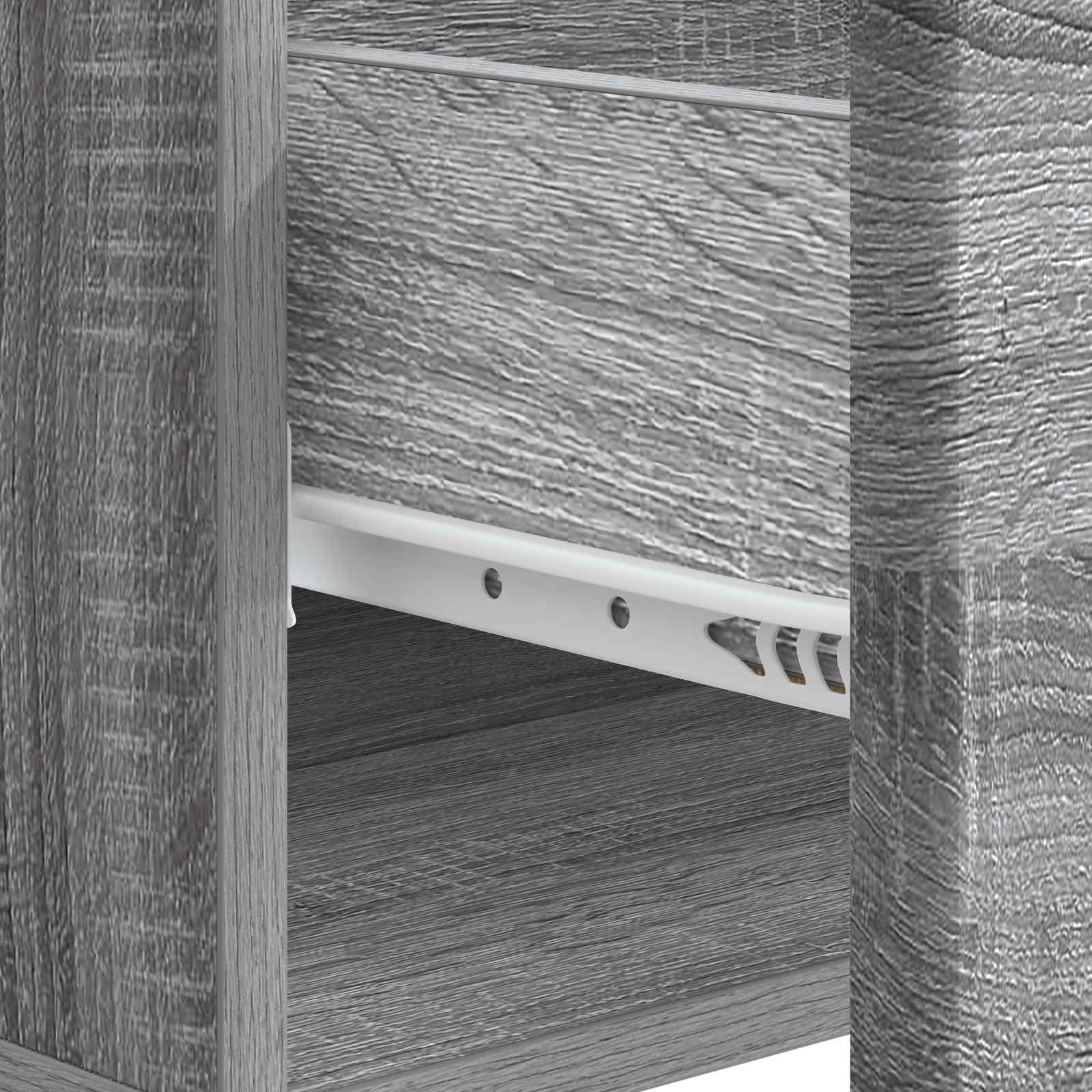 Table basse Sonoma gris 49 x 50 x 40 cm Bois d'ingénierie - XIOS