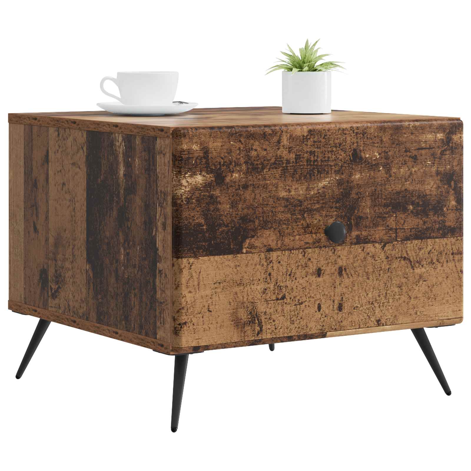 Table basse Bois ancien 49 x 50 x 40 cm Bois d'ingénierie - XIOS