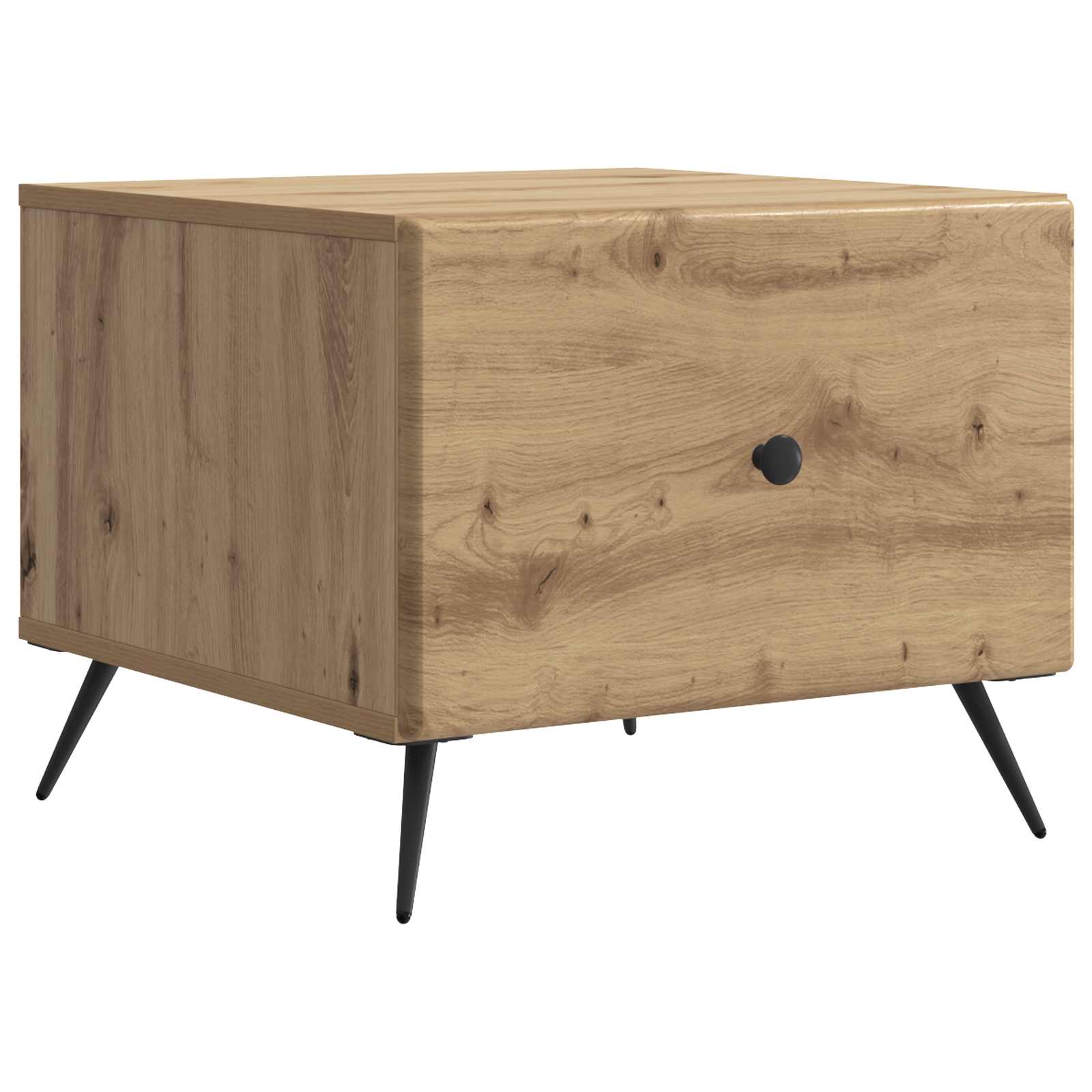 Table basse Chêne artisanal 49 x 50 x 40 cm Bois d'ingénierie - XIOS