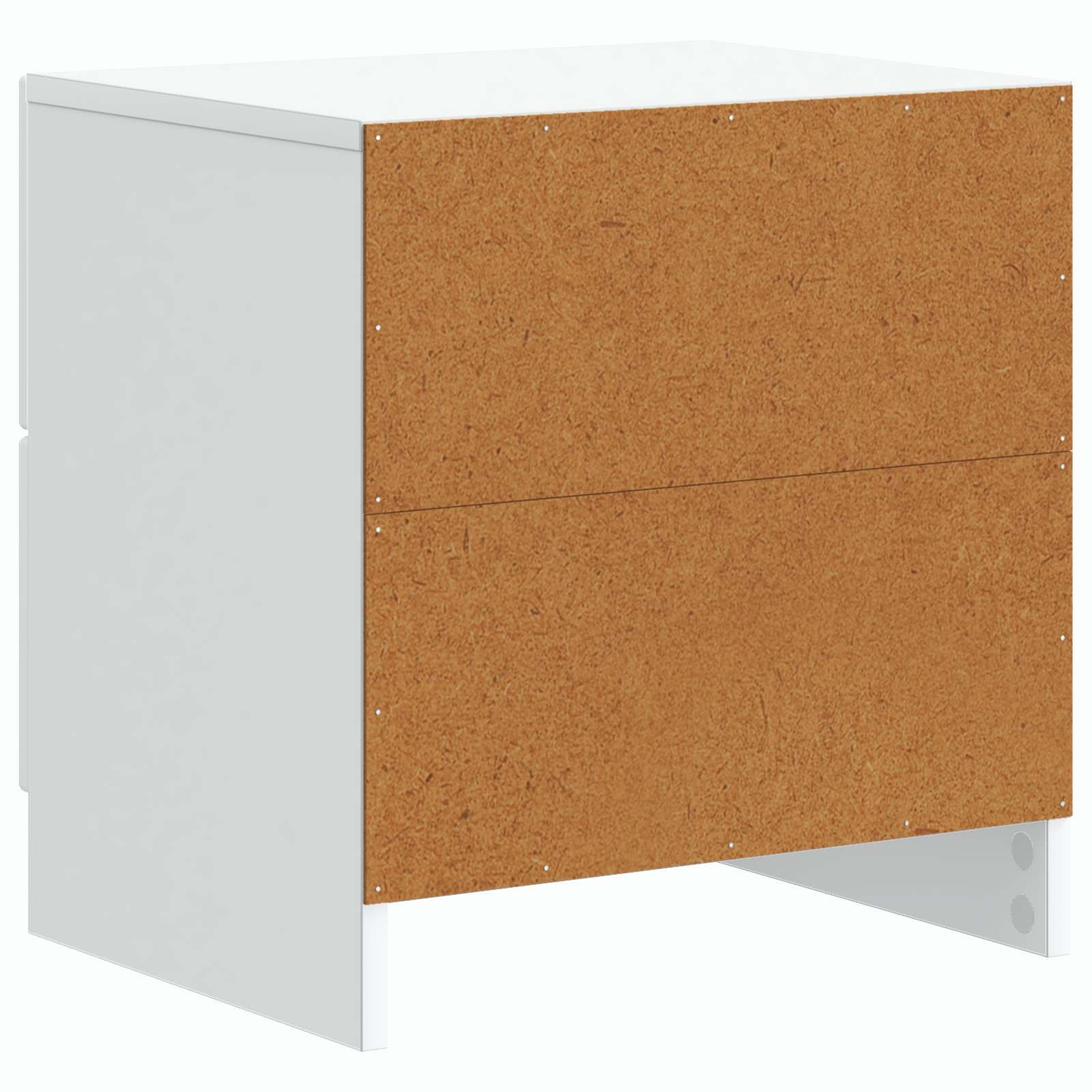 Cabinet de chevet avec tiroir 2 pcs Blanc 43 x 34,5 x 44,5 cm - XIOS