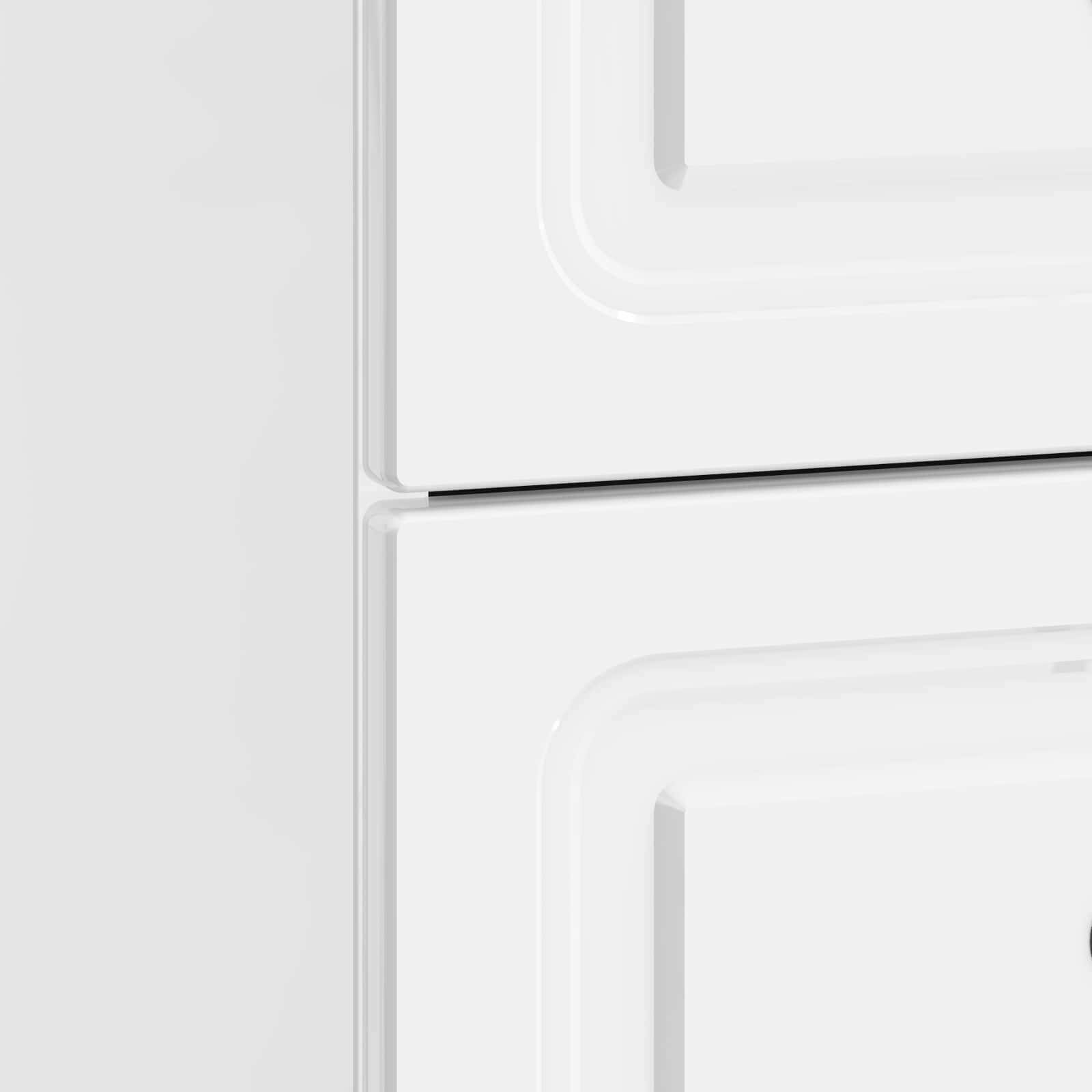 Cabinet de chevet Blanc brillant 43 x 34,5 x 44,5 cm - XIOS