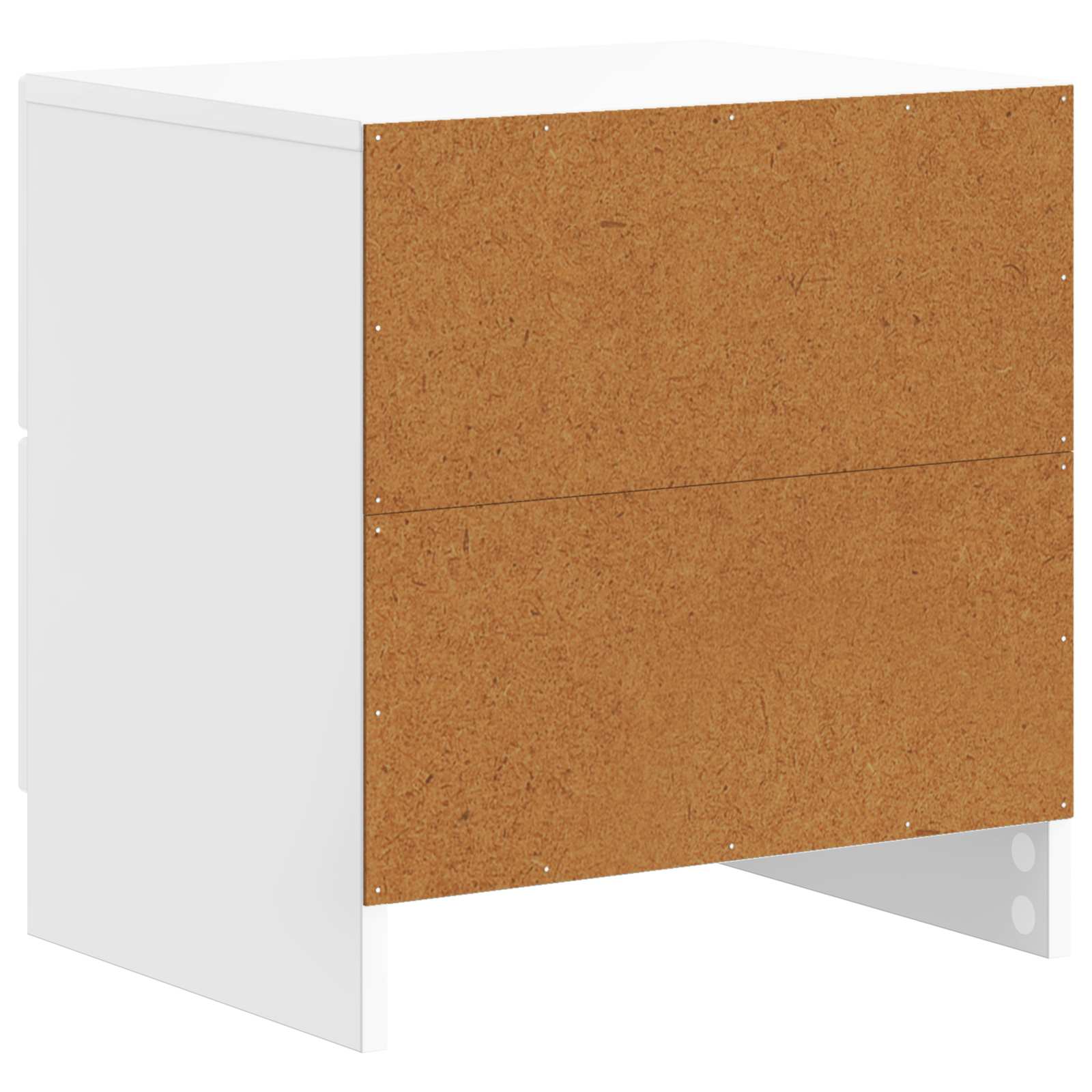Cabinet de chevet Blanc brillant 43 x 34,5 x 44,5 cm - XIOS